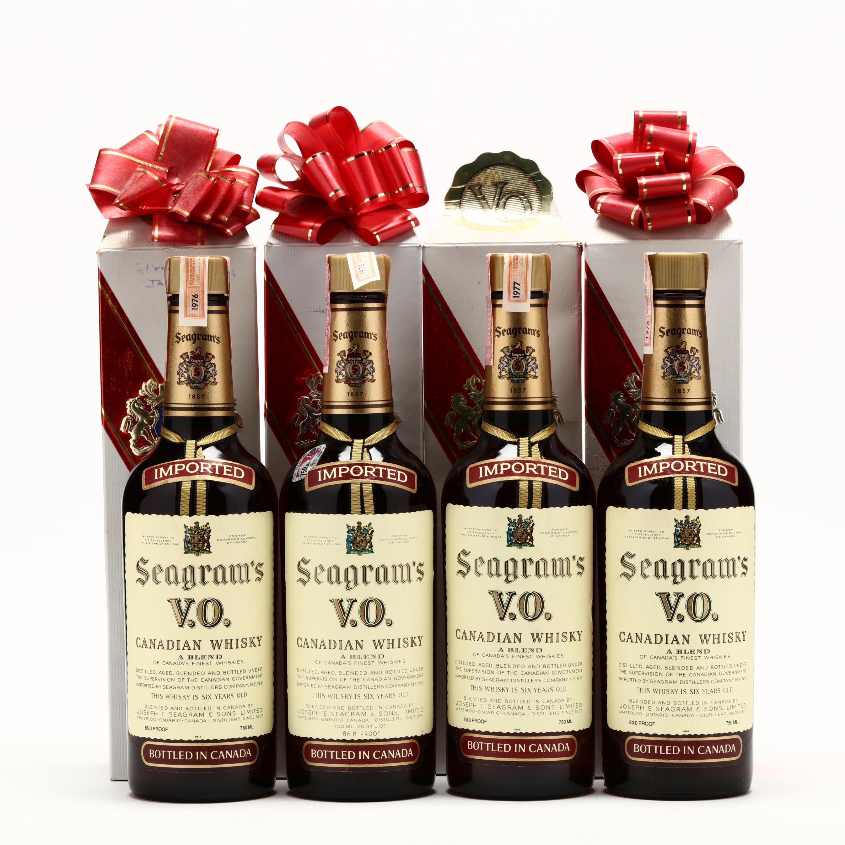 Seagram's V.O. Canadian Whisky (Lot 8146 - Rare SpiritsDec 4 Seagram's V.O. Canadian Whisky (Lot 8146 - Rare SpiritsDec 4