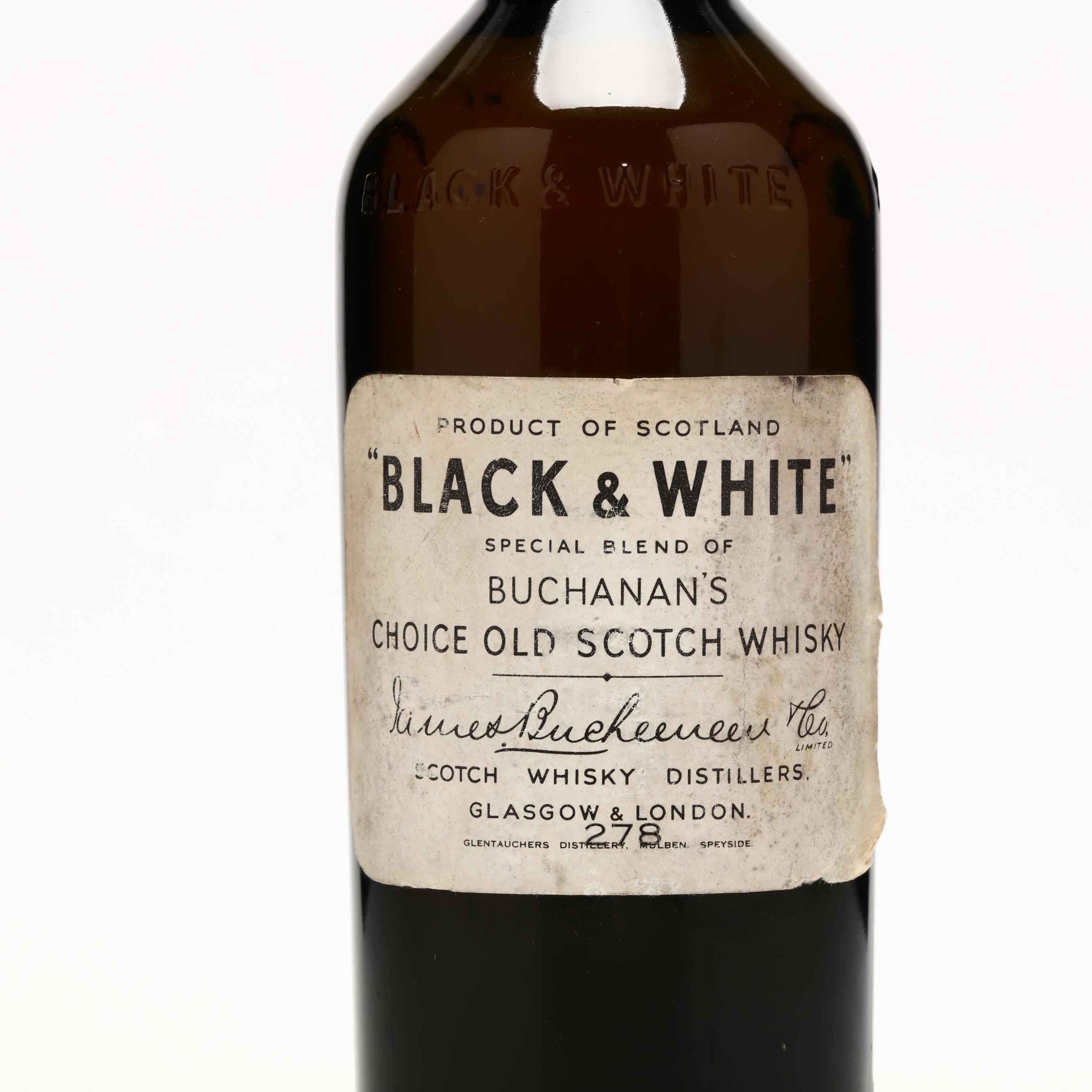 Black & White Scotch Whisky (Lot 8102 - Rare SpiritsDec 4