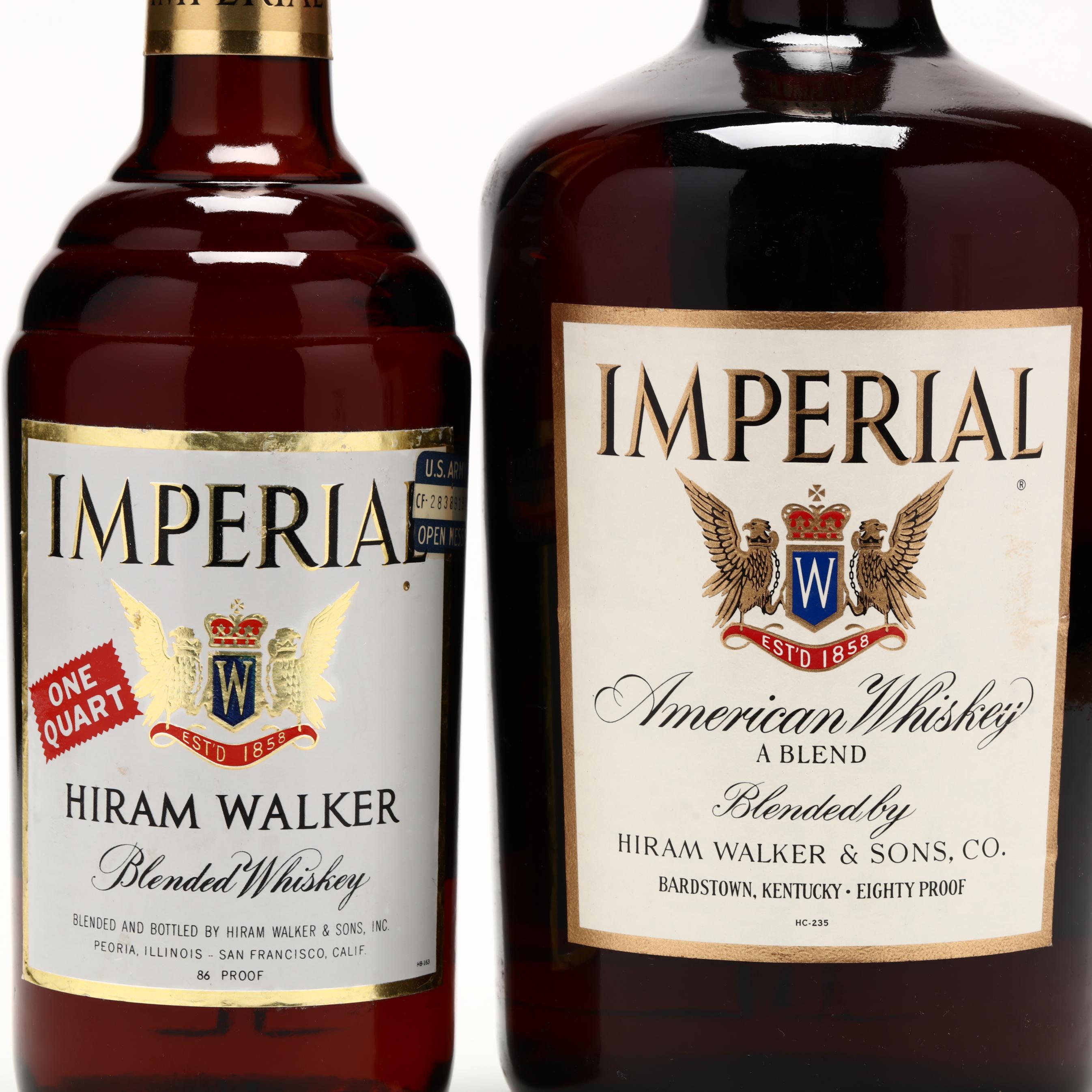 IMPERIAL　ウィスキー Hiram Walker Imperial Half Gallon 1970s - Must Have Malts