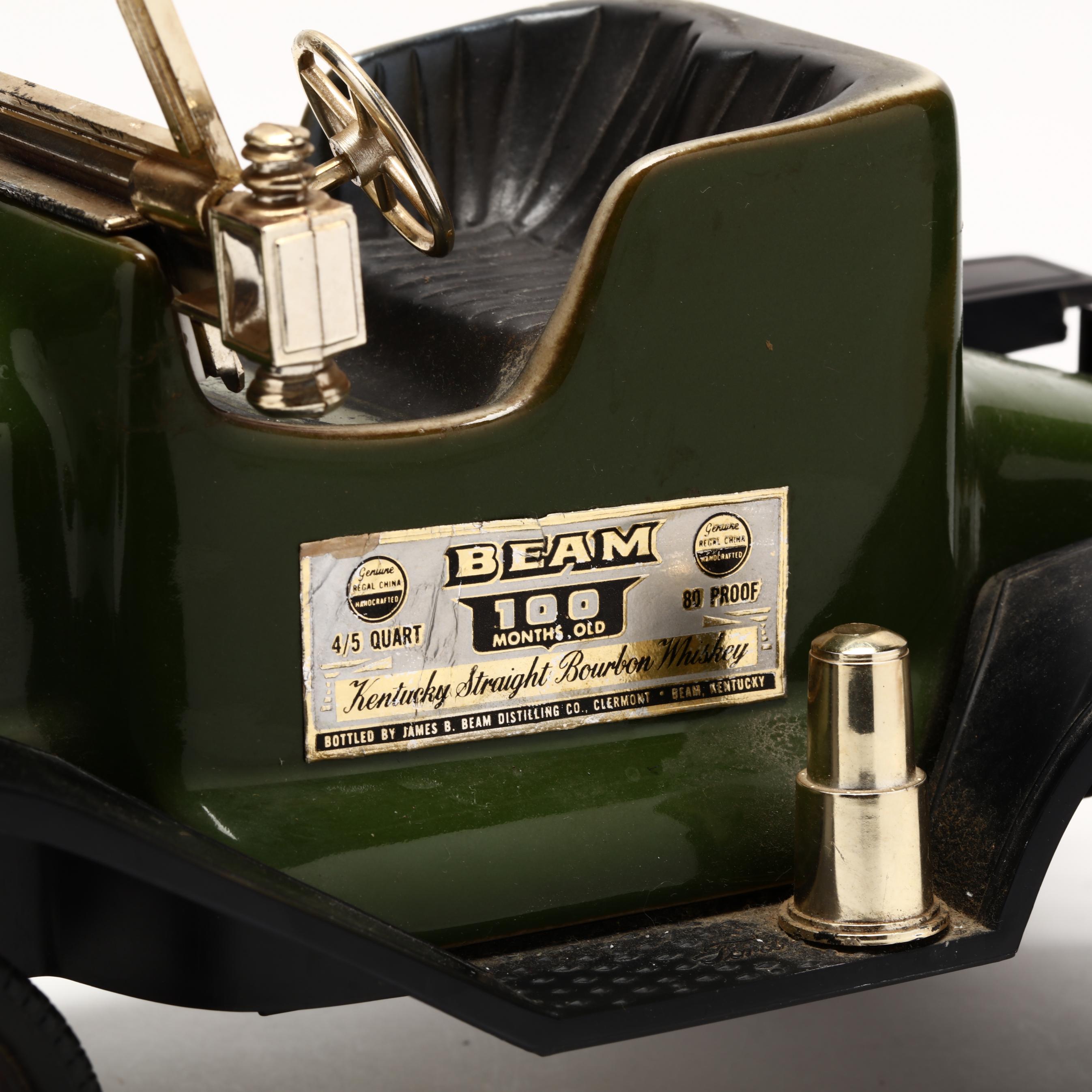 Jim Beam Kentucky Straight Bourbon Whiskey, Vintage Car Decanter