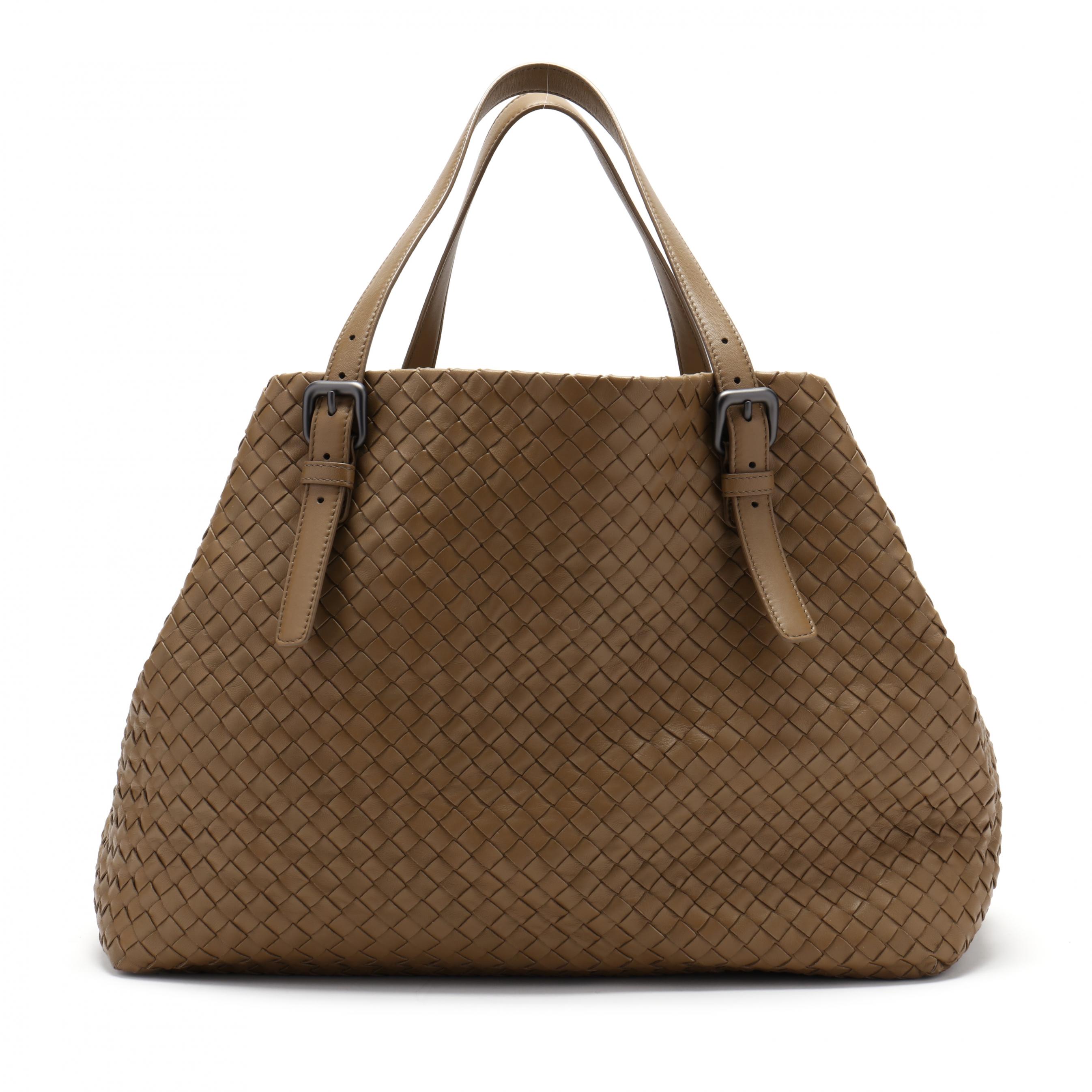 Large Tan Intrecciato Leather Tote Corot, Bottega Veneta (Lot 146