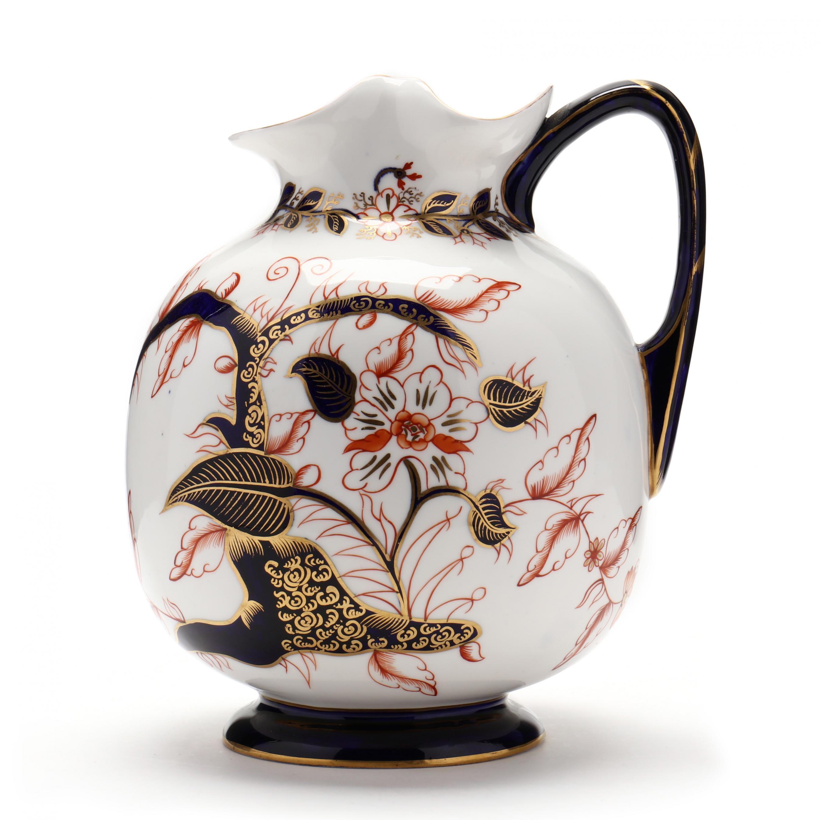 Antique Royal Crown Derby Pitcher (Lot 5 - The Holiday Estate
