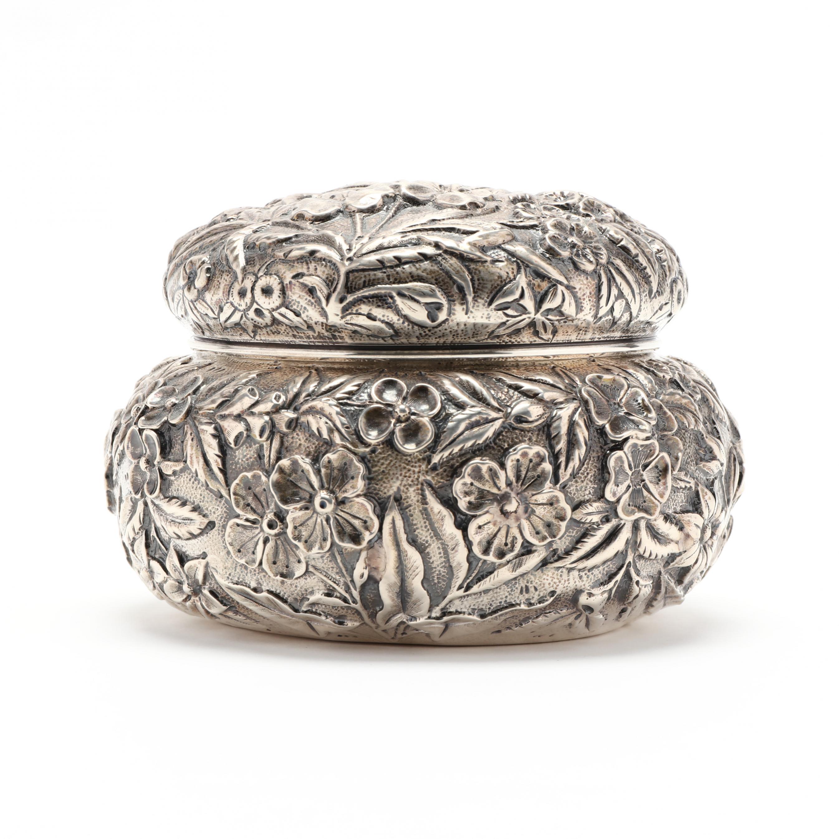 S. Kirk & Son Repousse Sterling Silver Napkin Ring / Money