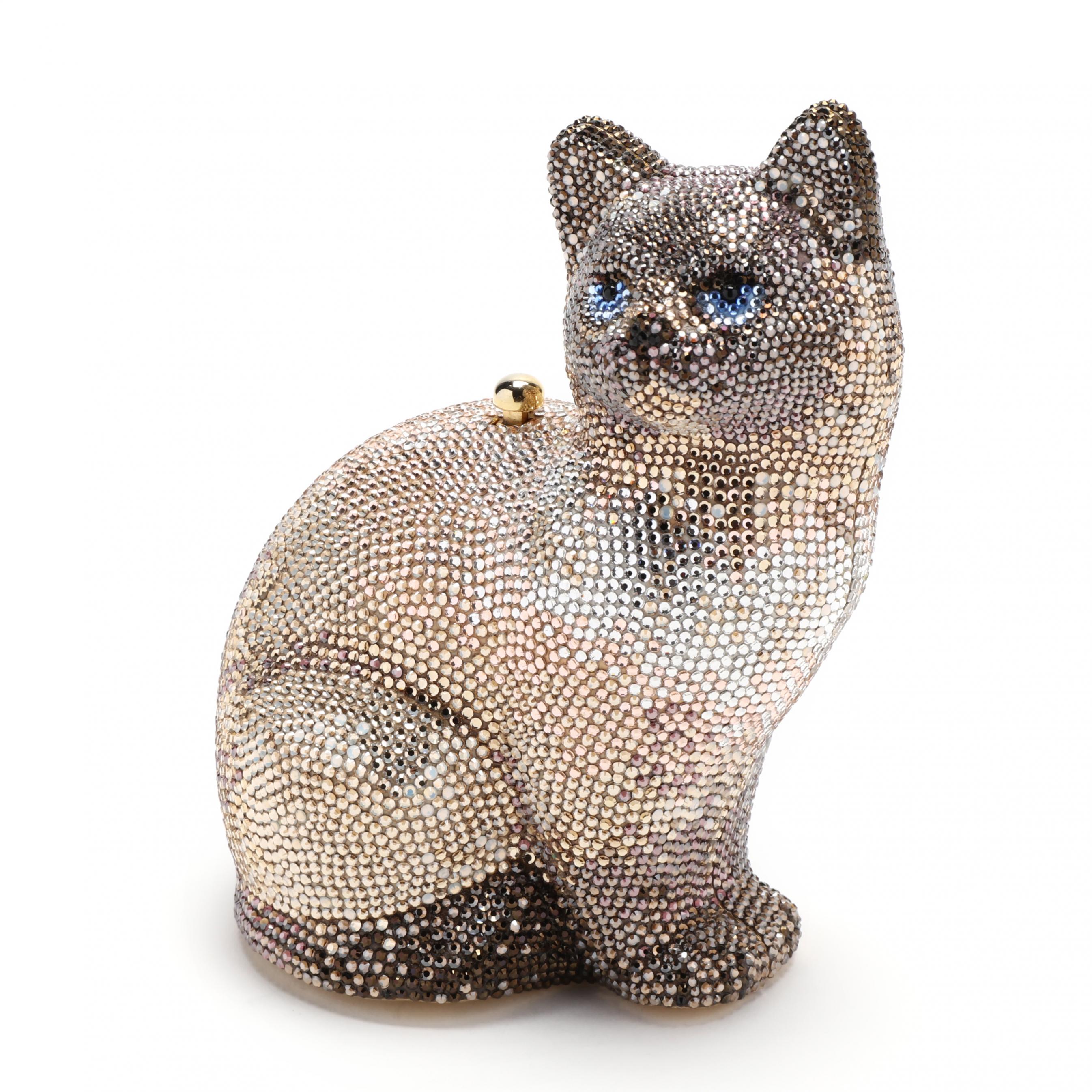 Crystal Siamese Cat Minaudiere, Judith Leiber, Tabitha (Lot 109
