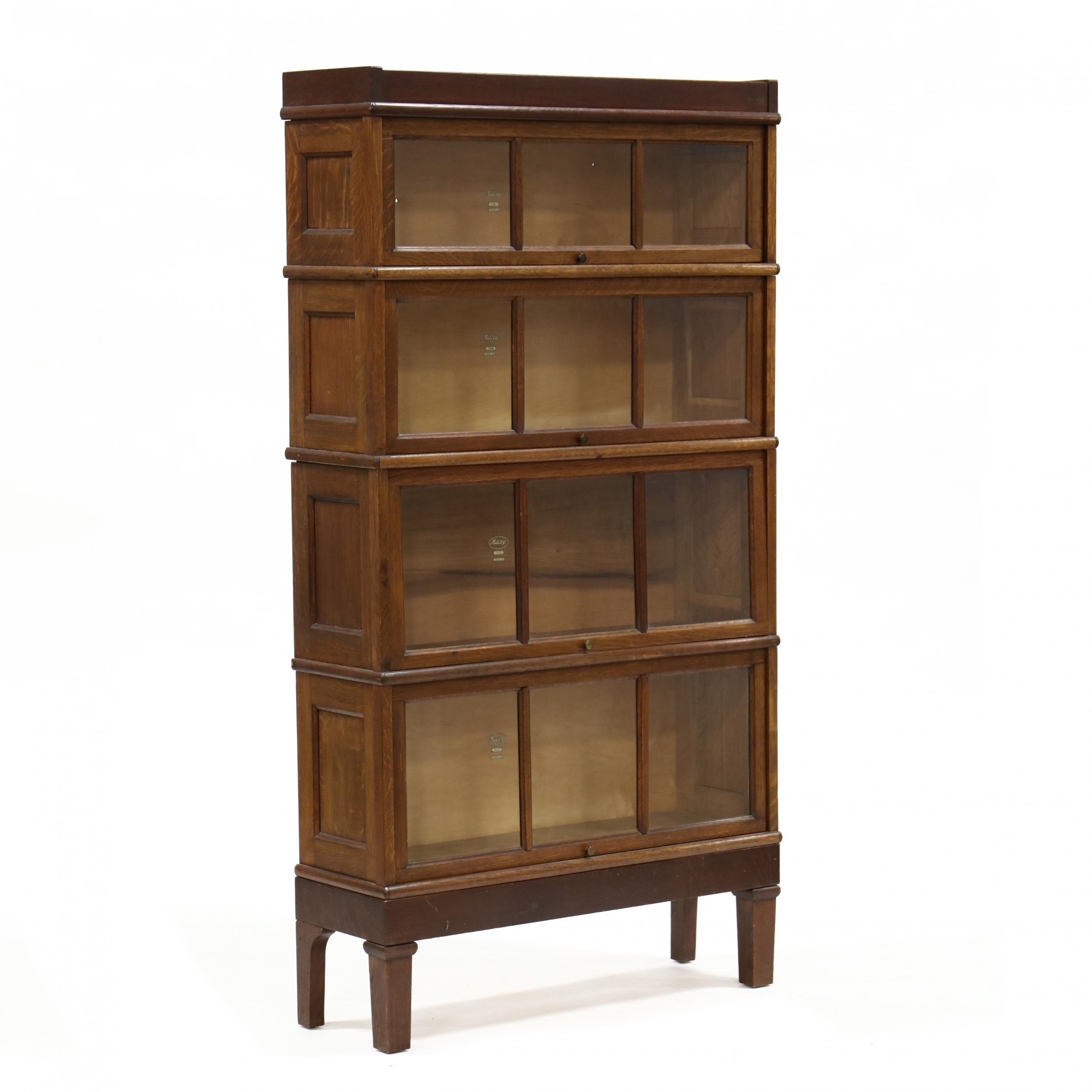 アンティーク家具　MISSION BOOKCASE UNIT Amish Handcrafted Mission Barrister Bookcase USA!