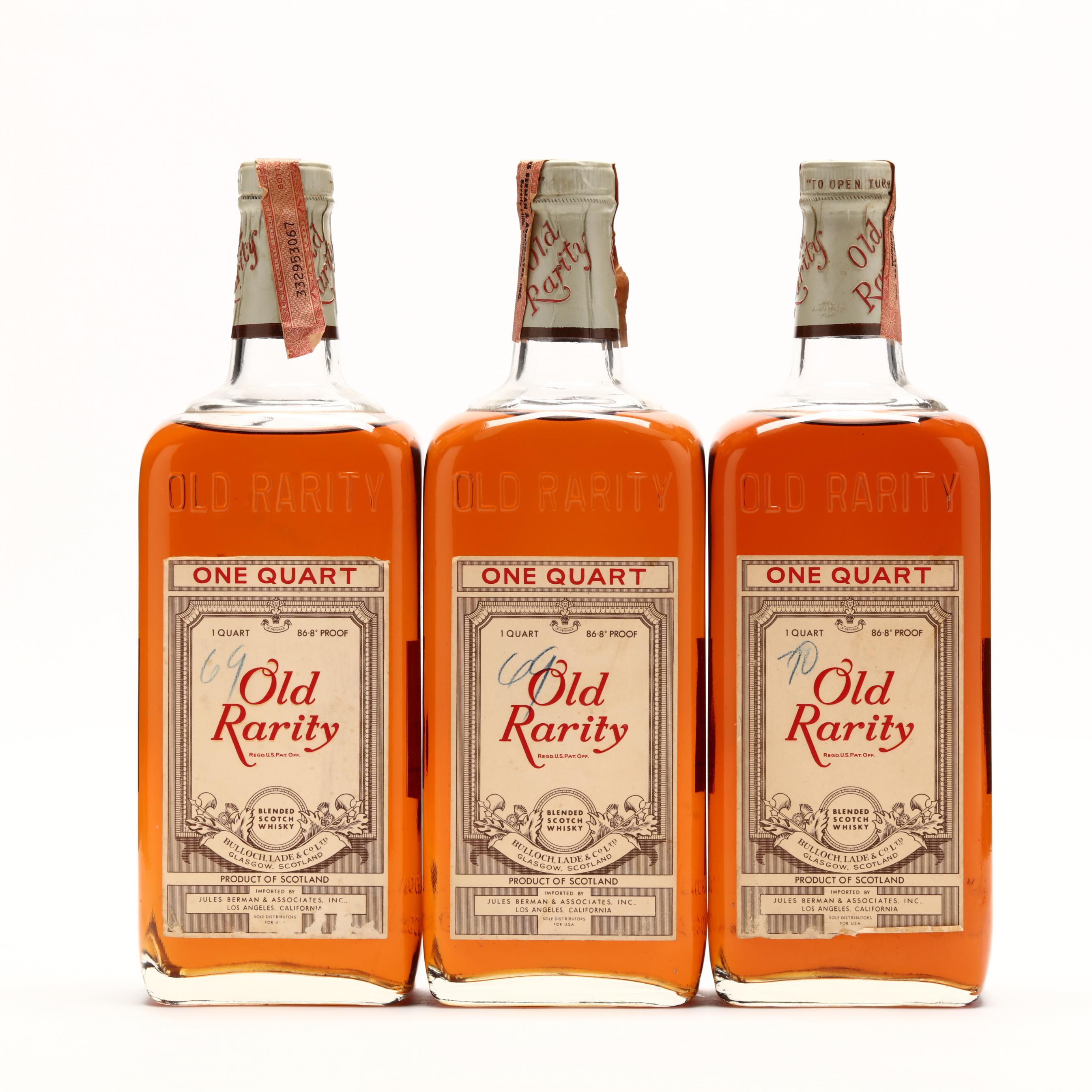 Old Rarity Blended Scotch Whisky (Lot 1126 - Rare SpiritsFeb 5