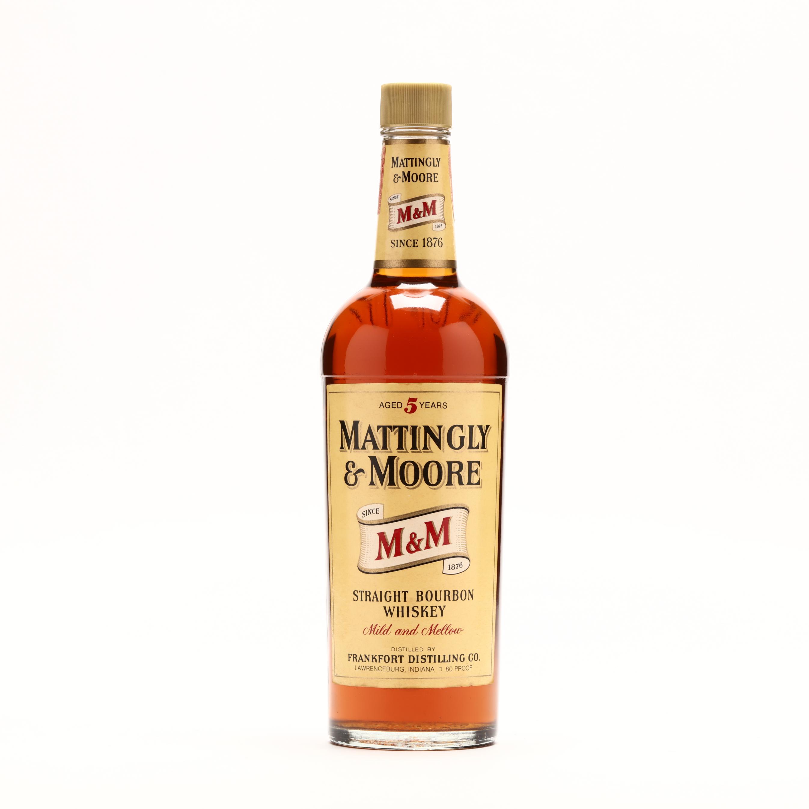 Mattingly & Moore Straight Bourbon Whiskey (Lot 1087 - Rare