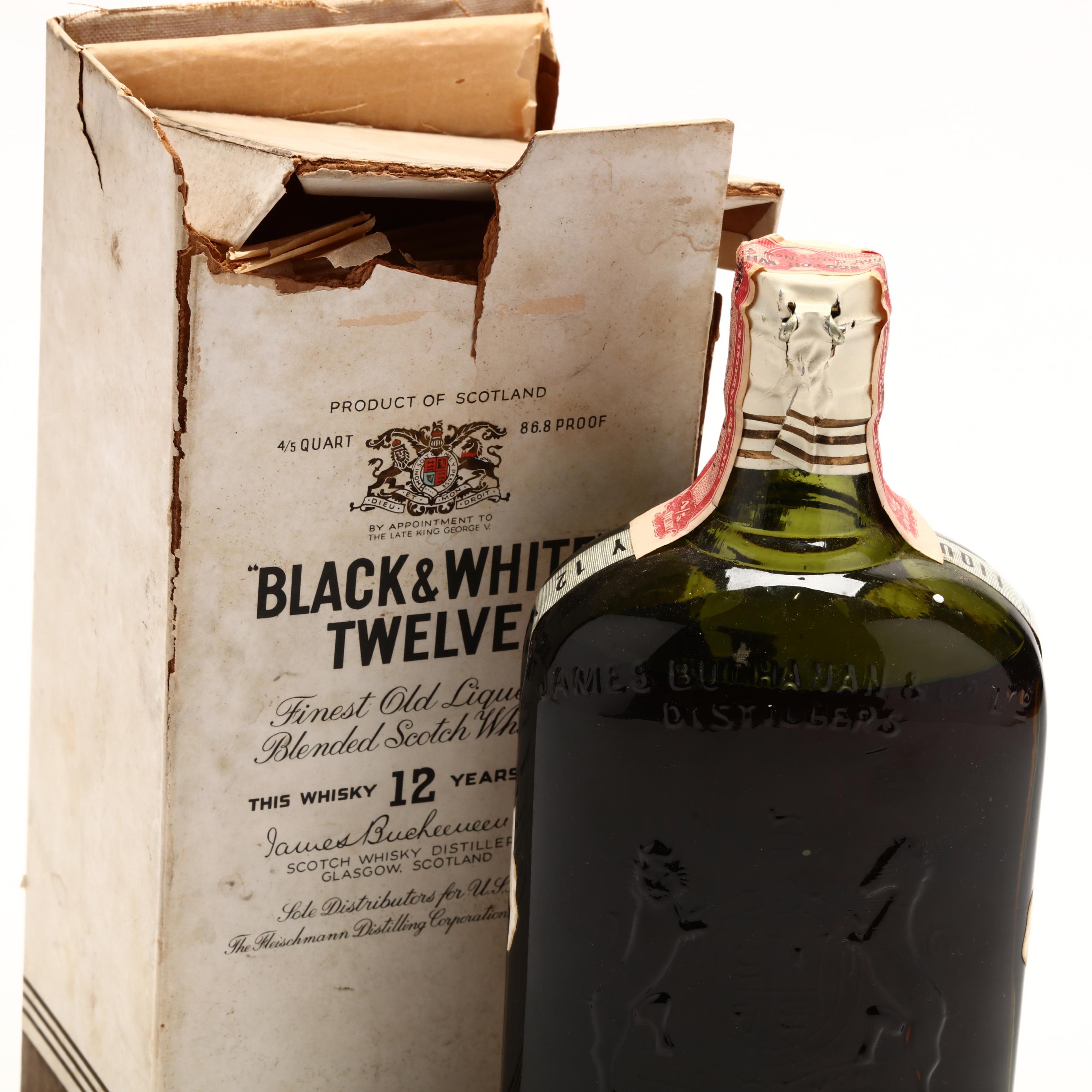 Black & White Scotch Whisky (Lot 1135 - Rare SpiritsFeb 5