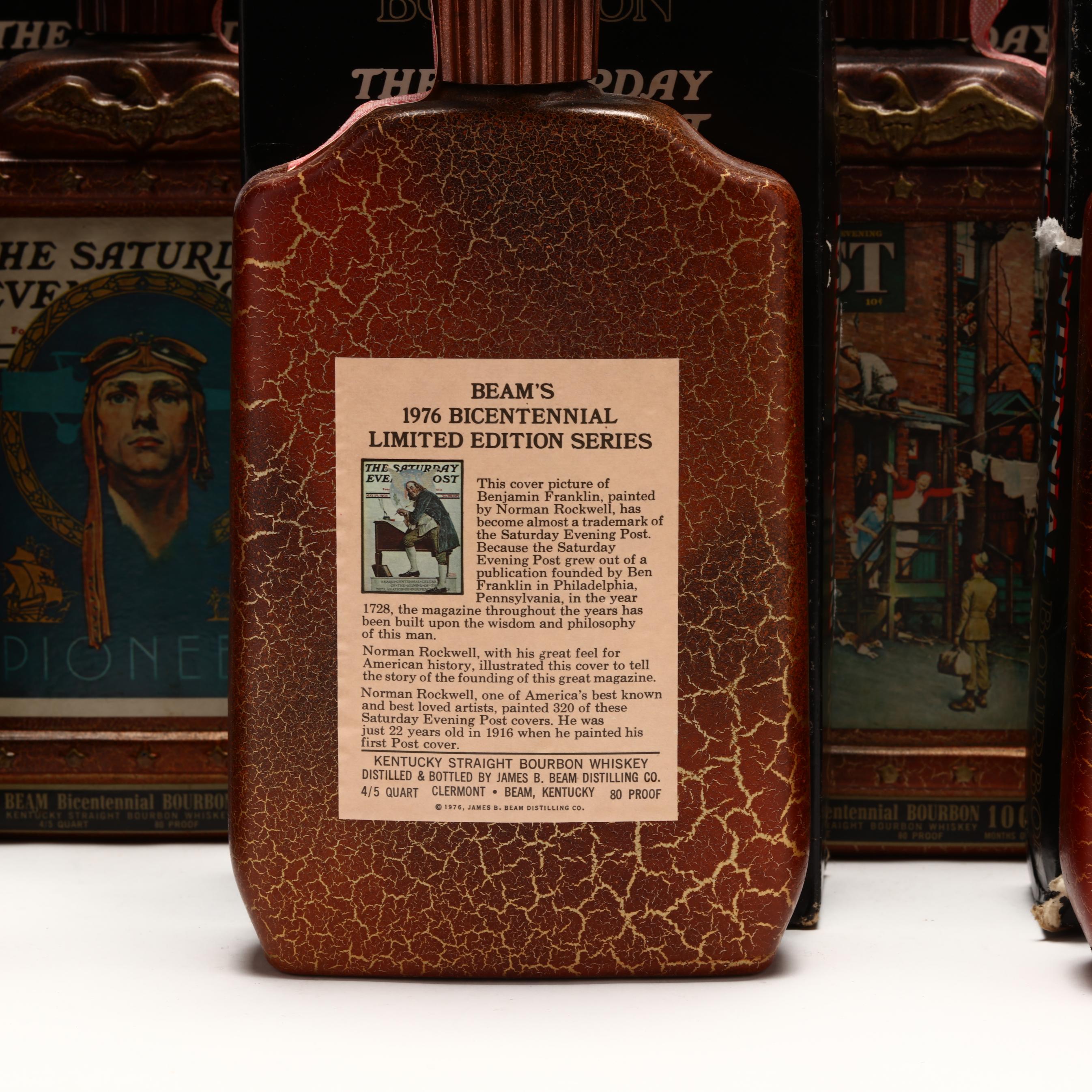 Beam's Bicentennial Saturday Evening Post Decanters (Lot 1256