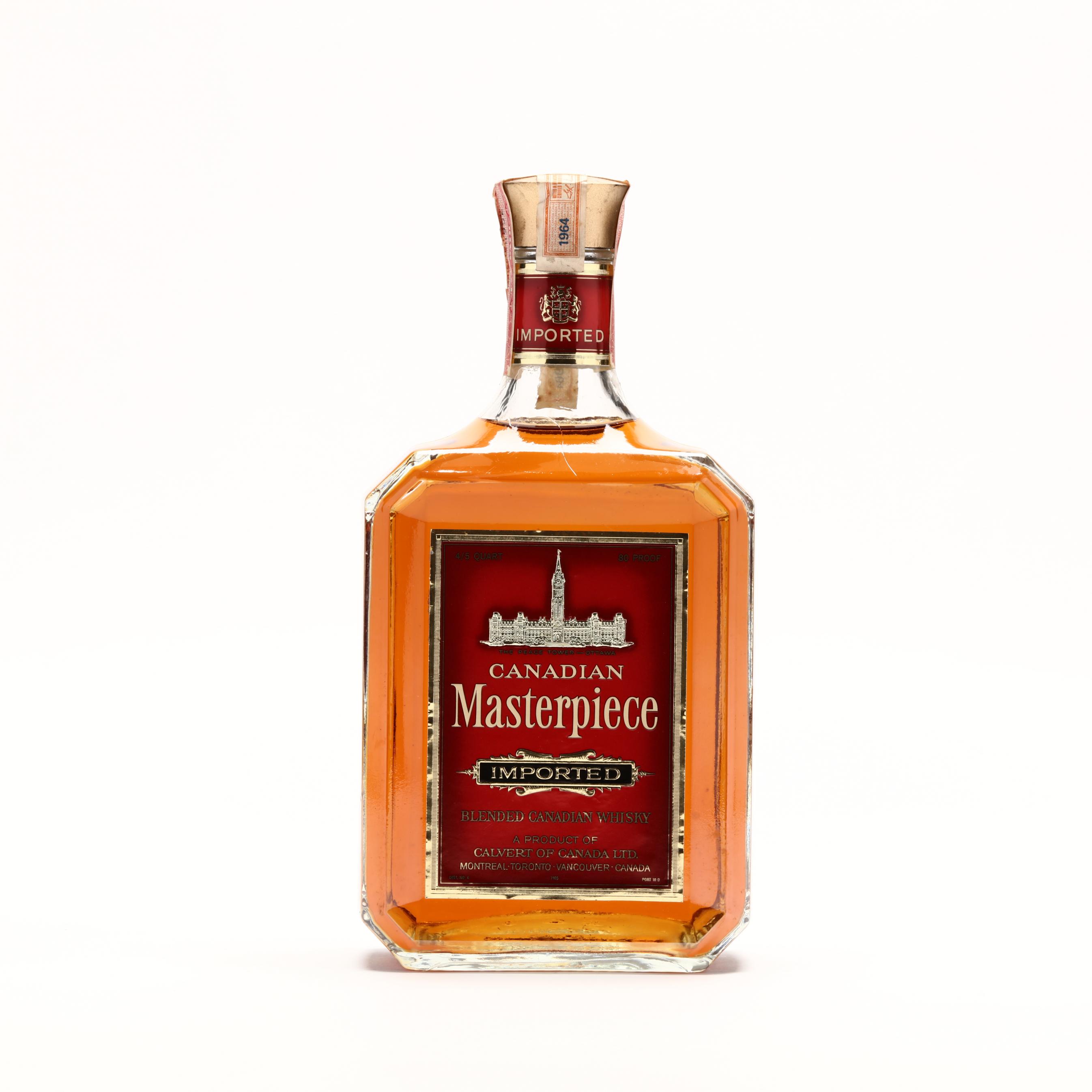 古酒　CANADIAN Masterpiece 750ml ウイスキー Canadian Masterpiece Whisky (Lot 1185 - Rare SpiritsFeb 5, 2021