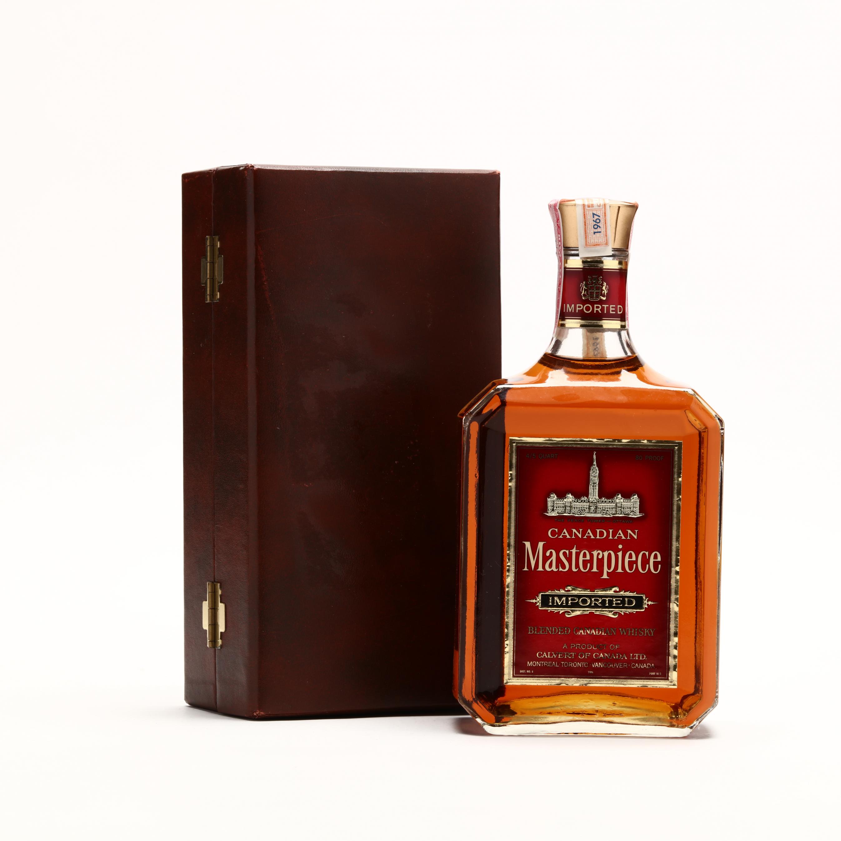 古酒　CANADIAN Masterpiece 750ml ウイスキー Canadian Masterpiece Whisky (Lot 1186 - Rare SpiritsFeb 5, 2021