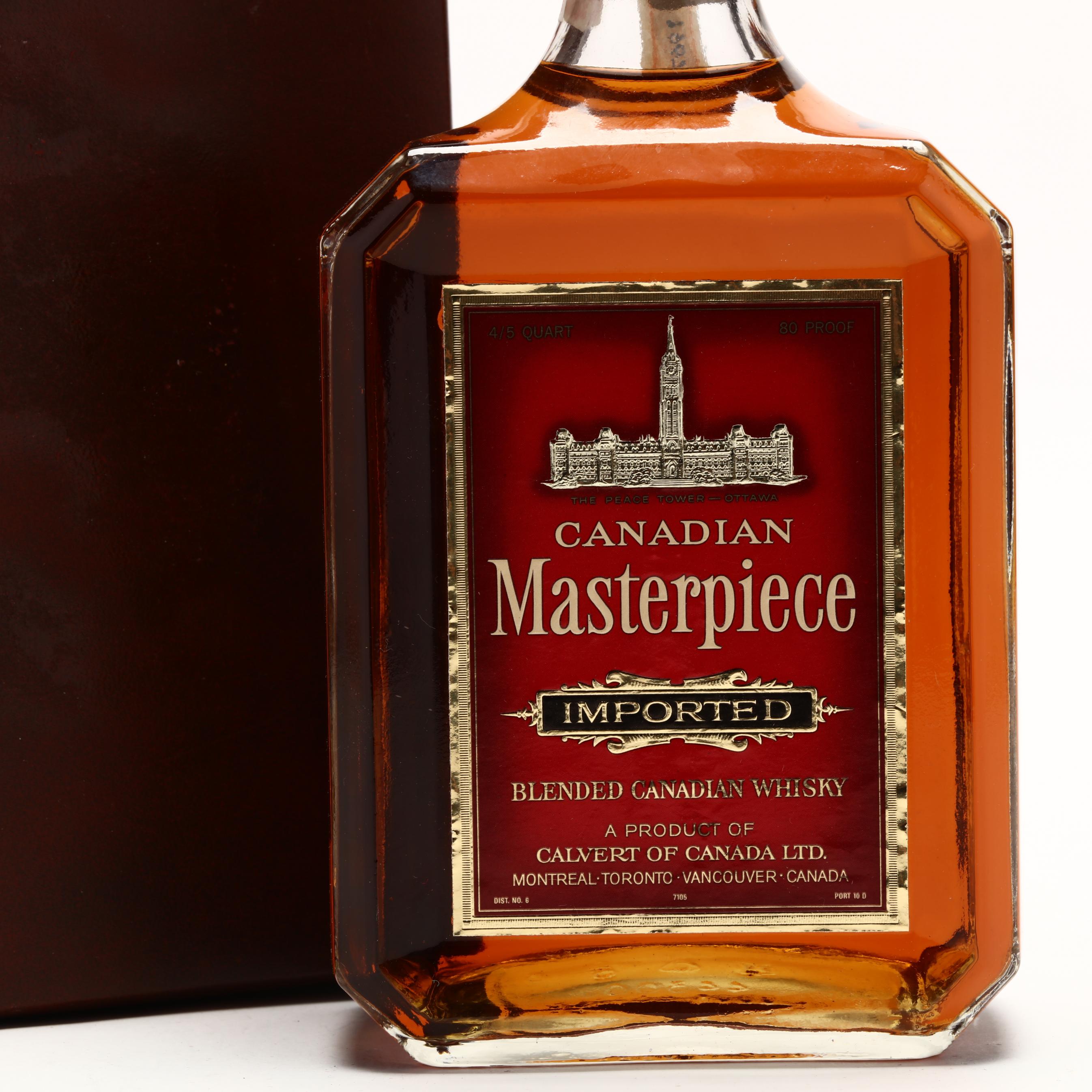 Canadian Masterpiece Whisky (Lot 1186 - Rare SpiritsFeb 5, 2021