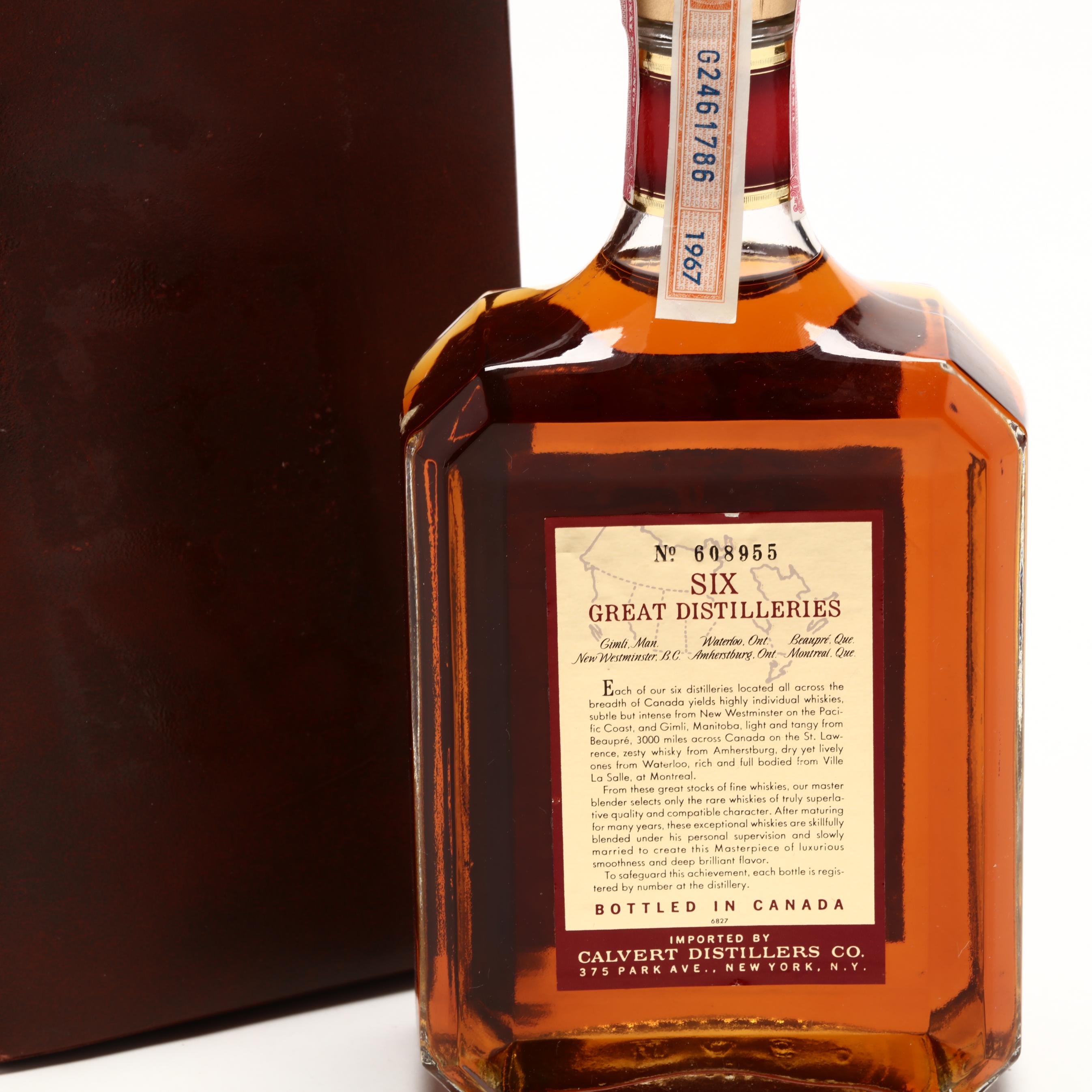 Canadian Masterpiece Whisky (Lot 1186 - Rare SpiritsFeb 5, 2021