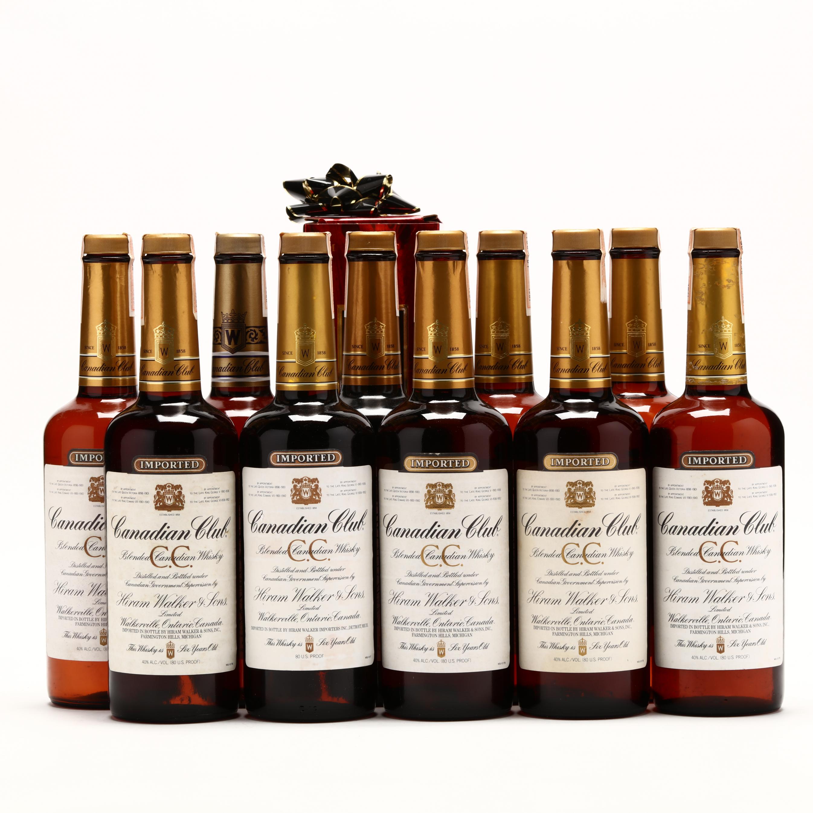 Canadian Club Blended Whisky 1750ml3本 Canadian Club Blended Canadian Whiskey 750 ml - Applejack