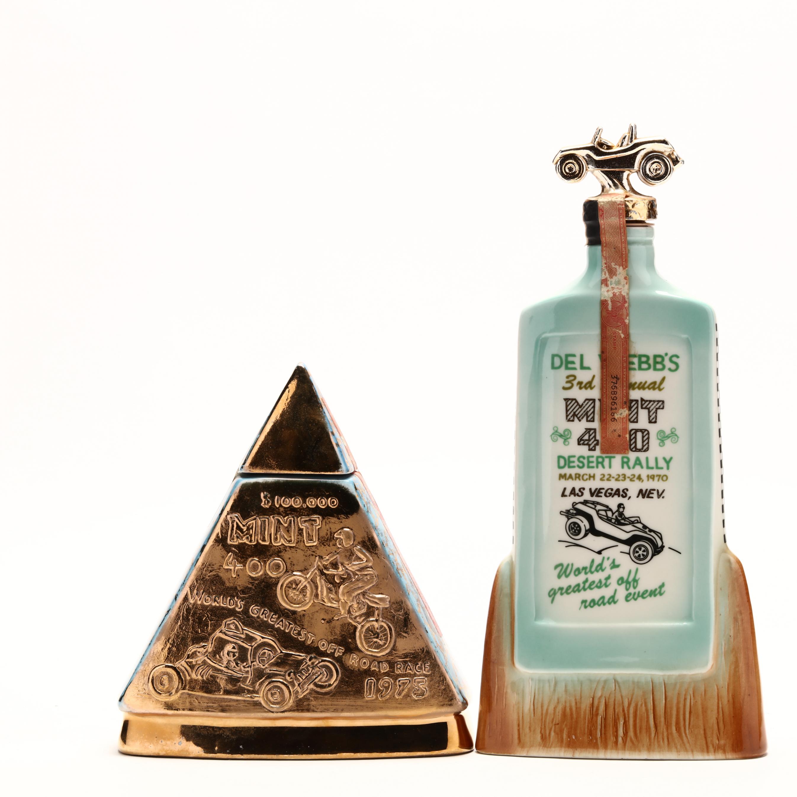 Jim Beam Kentucky Straight Bourbon Whiskey, Del Webb's Mint 400