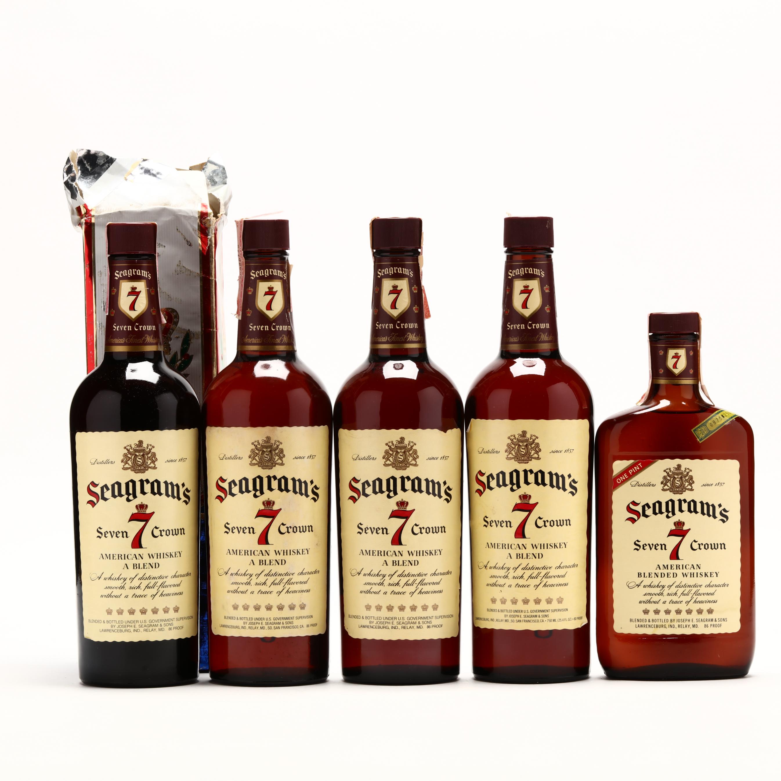 Seagram's 7 Crown American Blended Whiskey (Lot 1110 - Rare