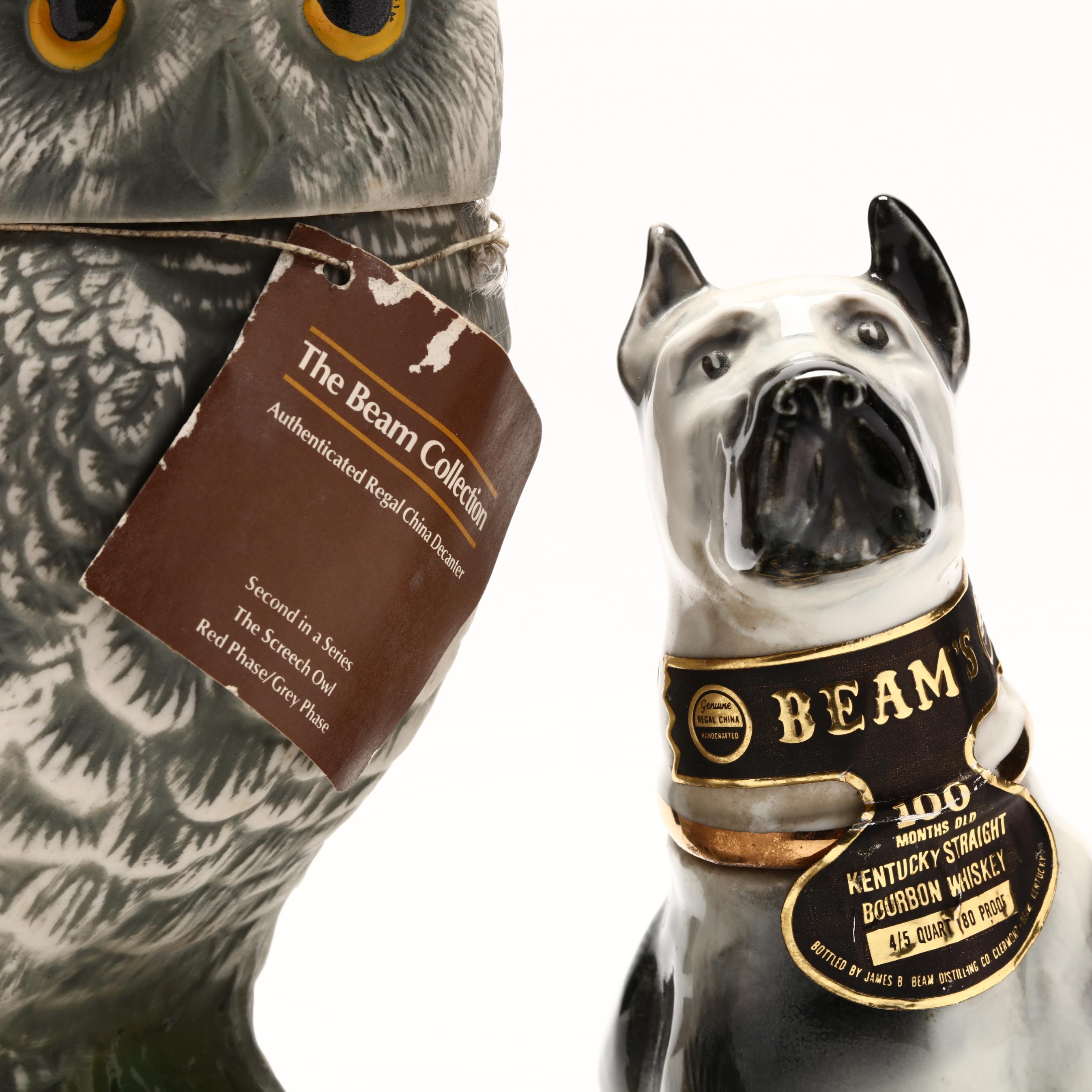 Jim Beam Kentucky Straight Bourbon Whiskey in Various Animal