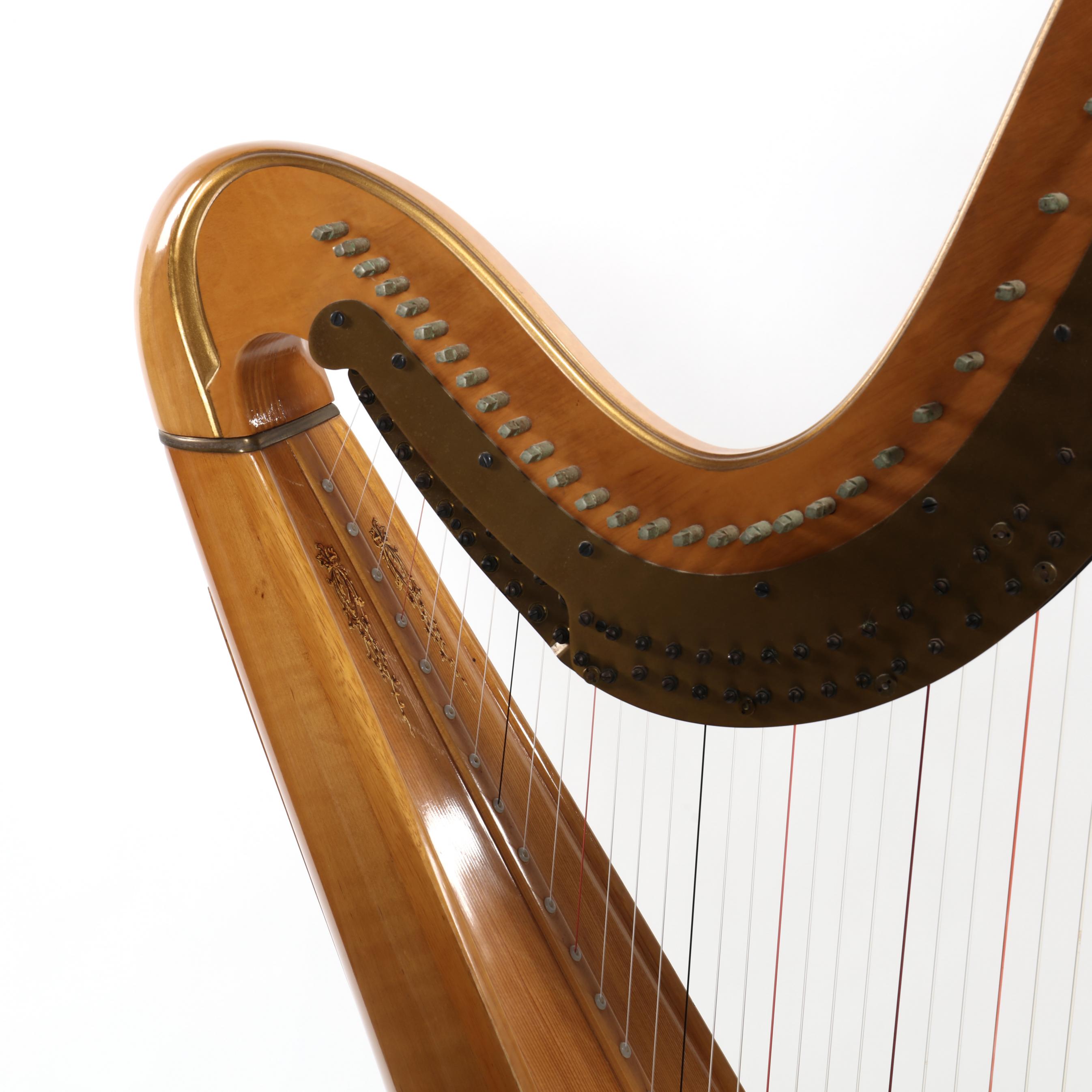Vintage Lyon & Healy Model 20 Concert Harp (Lot 236 - The