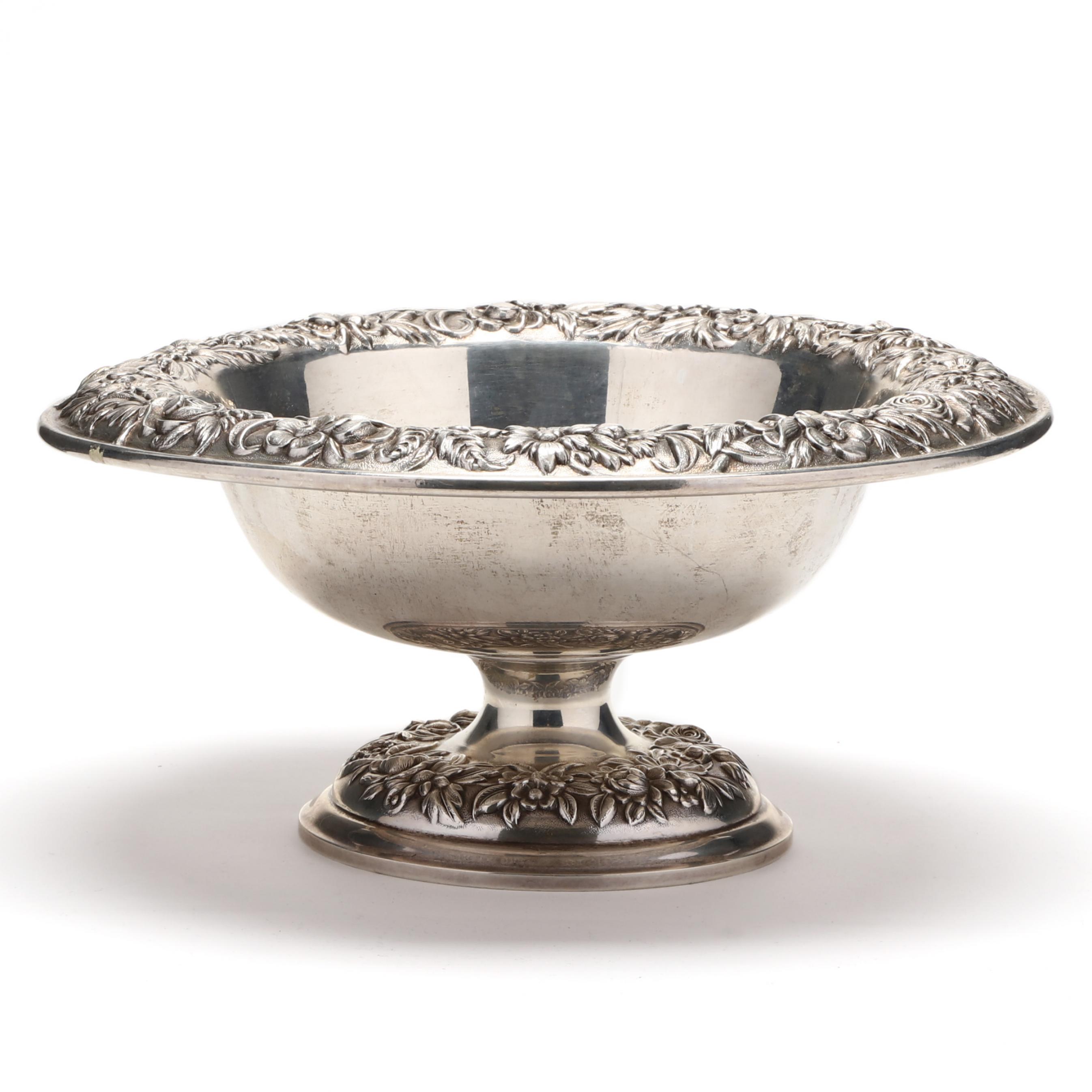 S. Kirk & Son Repoussé Sterling Silver Center Bowl (Lot 2156 