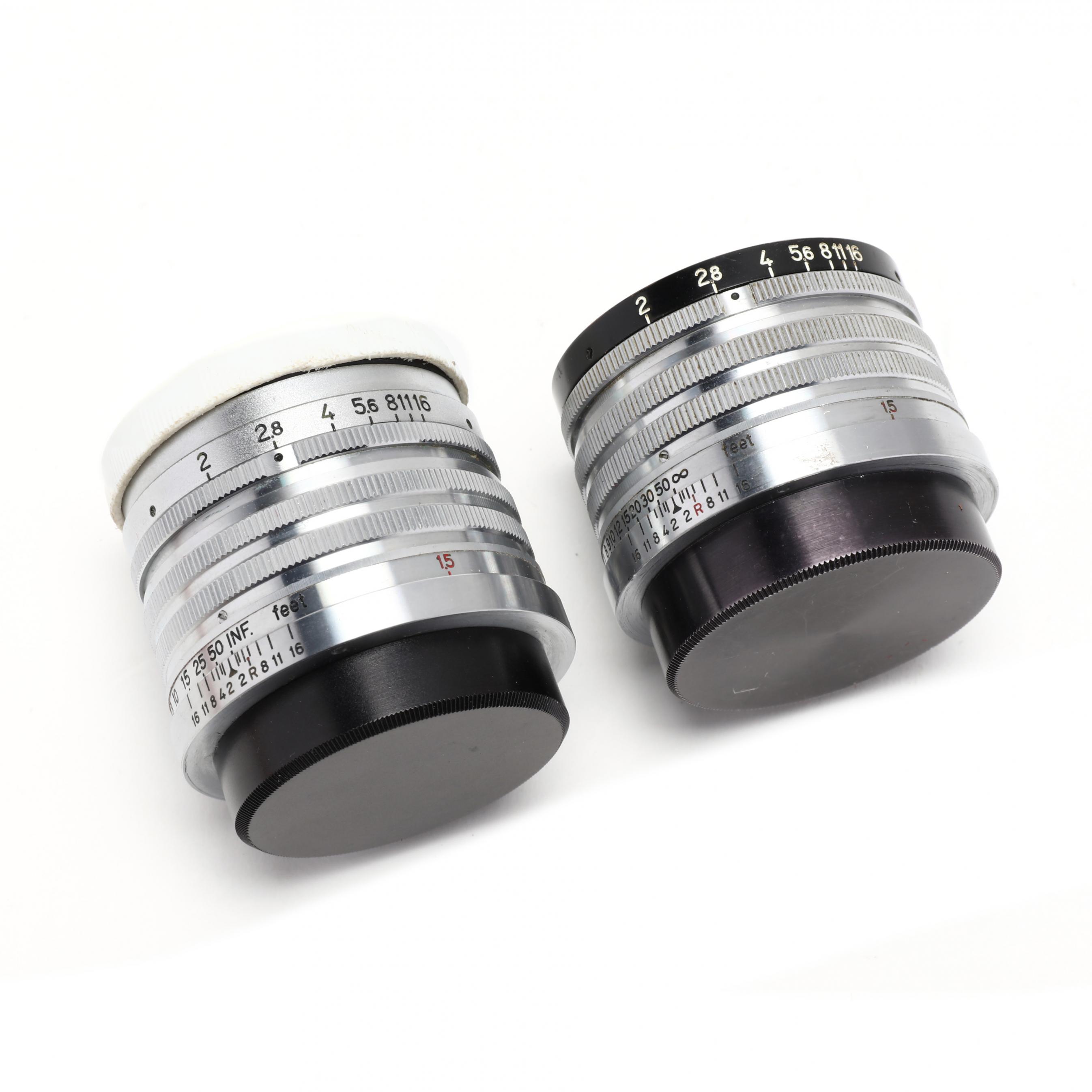 Pair of Nippon Kogaku Nikkor H.C 5cm 50mm f/2 Lenses (Lot Pair of Nippon Kogaku Nikkor H.C 5cm 50mm f/2 Lenses (Lot
