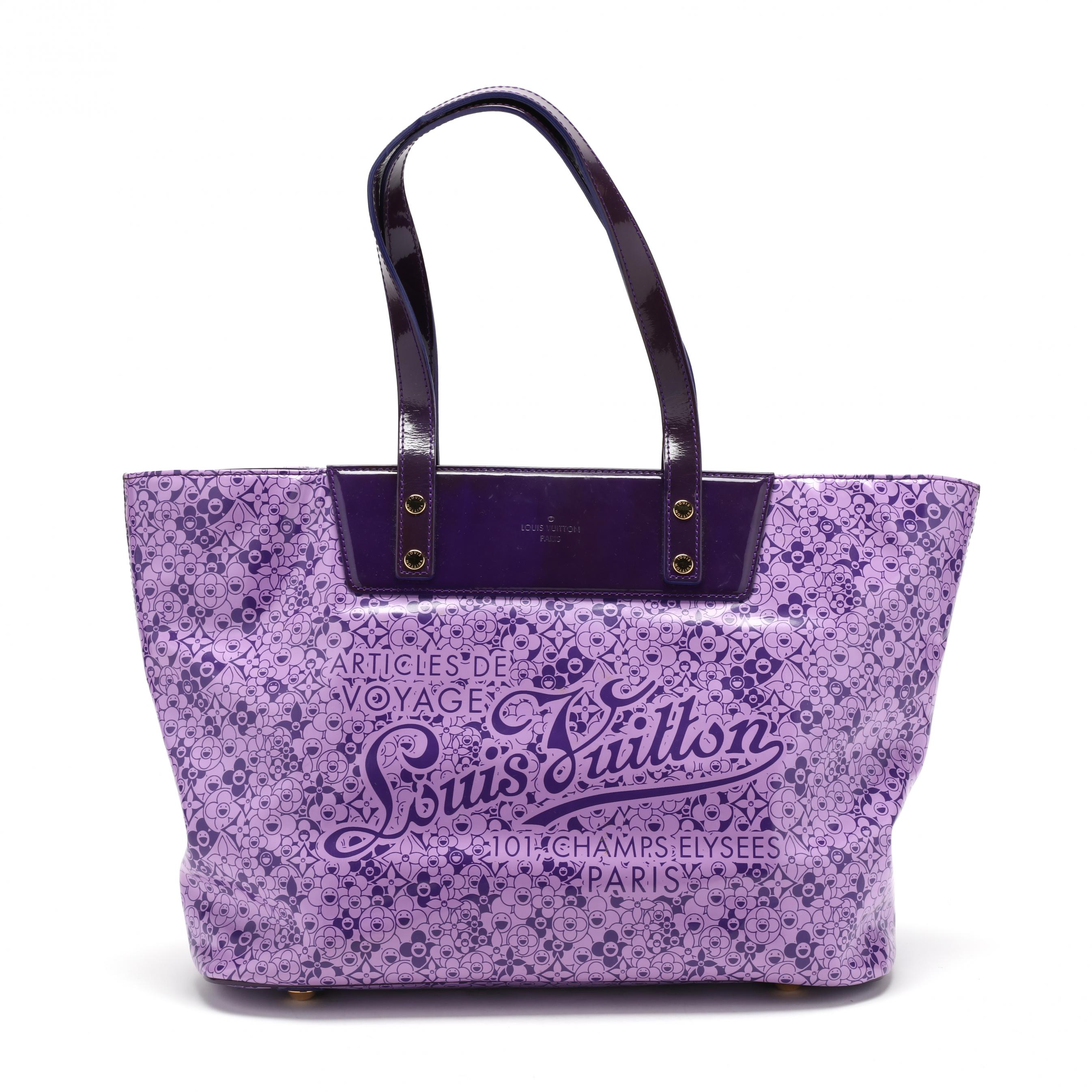 Louis Vuitton パープル トートバッグ LOUIS VUITTON Neverfull MM Monogram Canvas Tote Bag Midnight Fuchsia