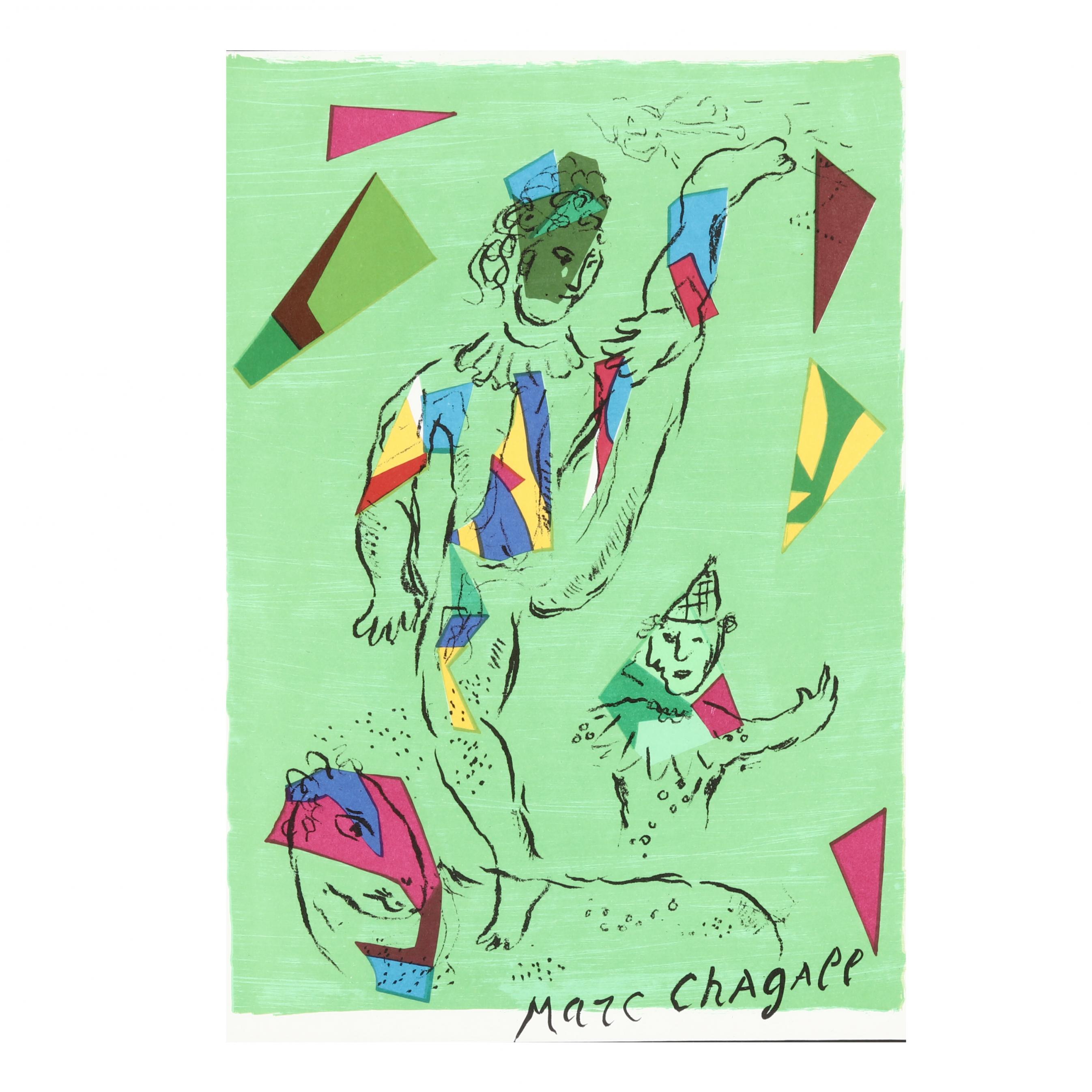 Marc Chagall (French/Russian, 1887–1985), L'Acrobat Vert (The