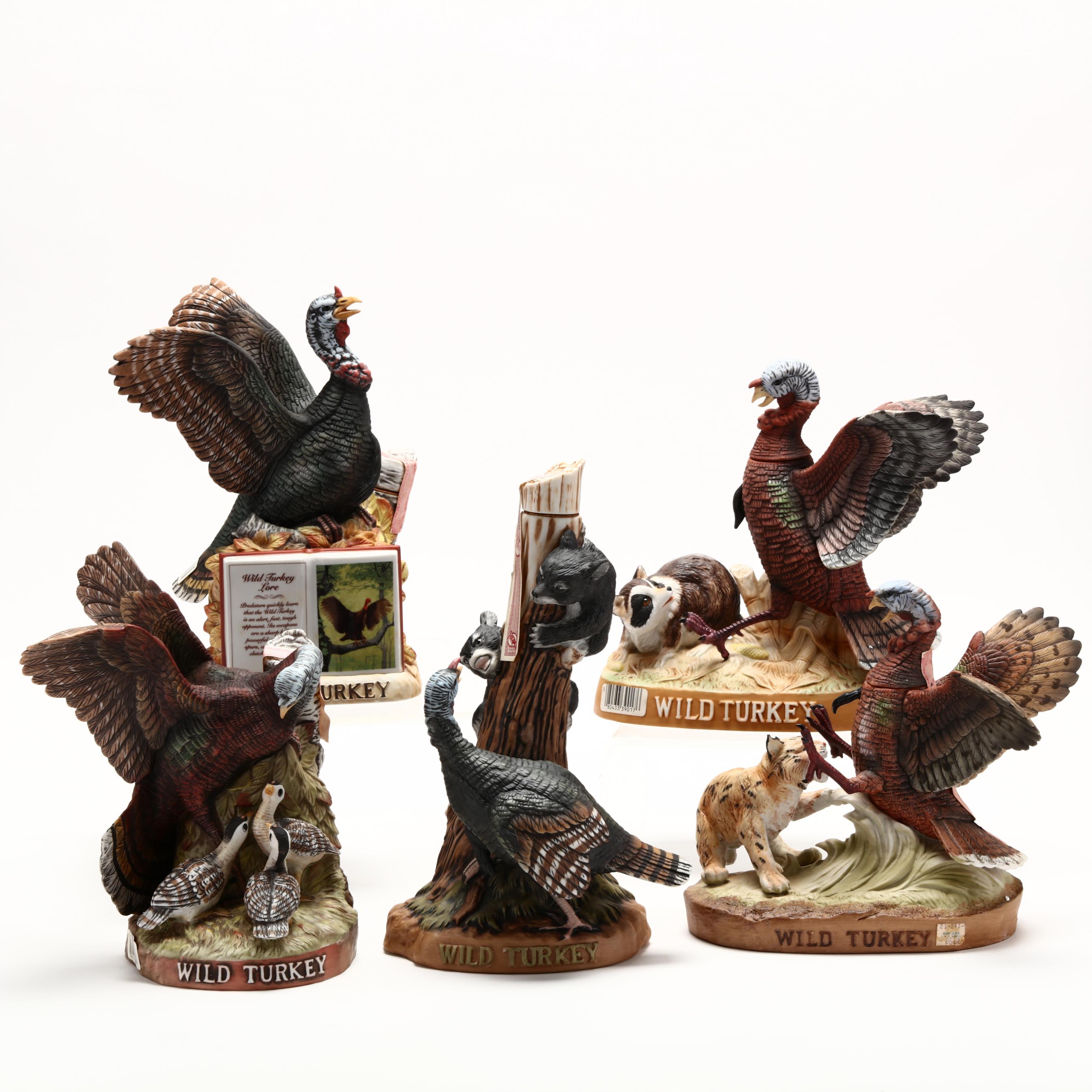 Wild Turkey Bourbon Whiskey in Decanters (Lot 3179 - Rare