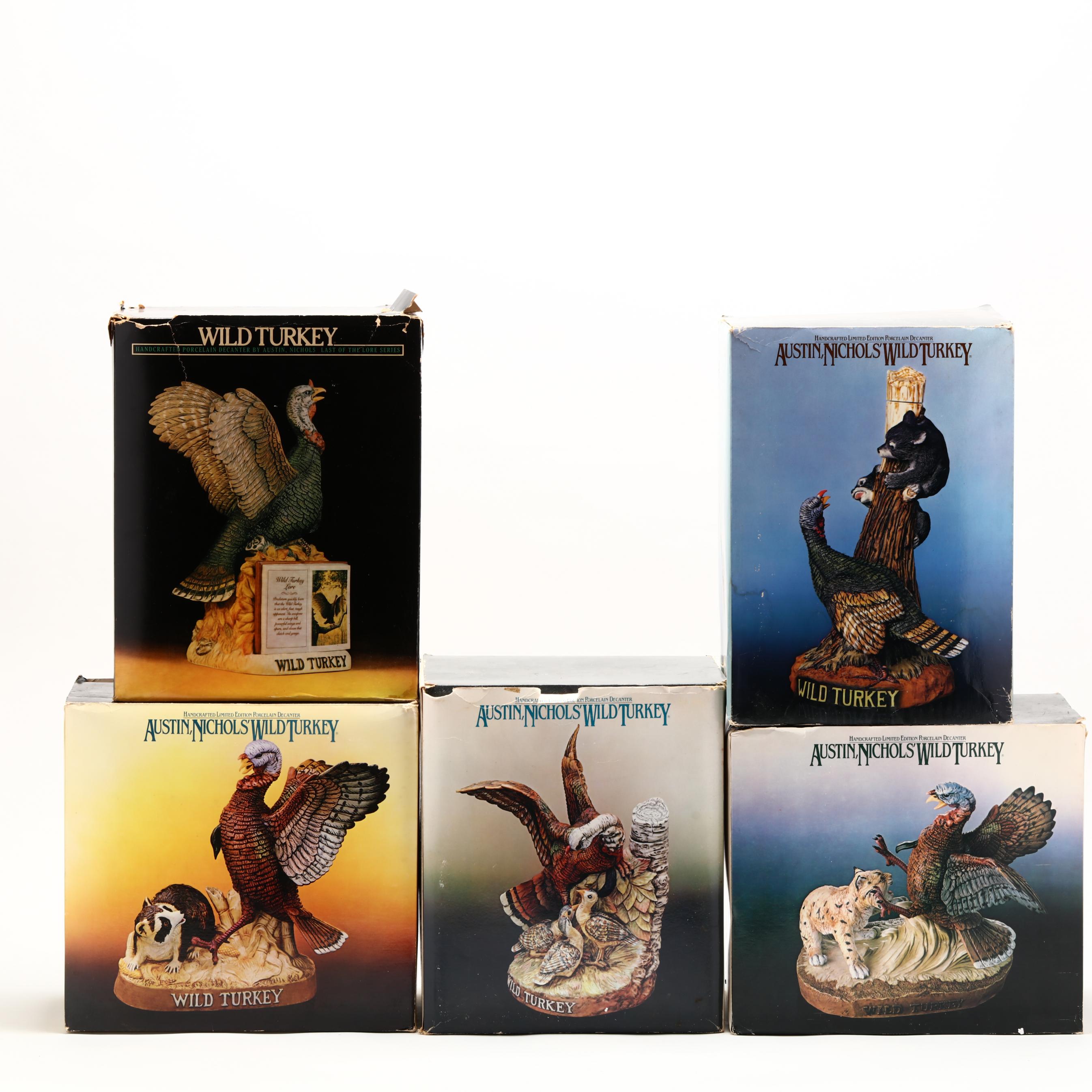 Wild Turkey Bourbon Whiskey in Decanters (Lot 3179 - Rare