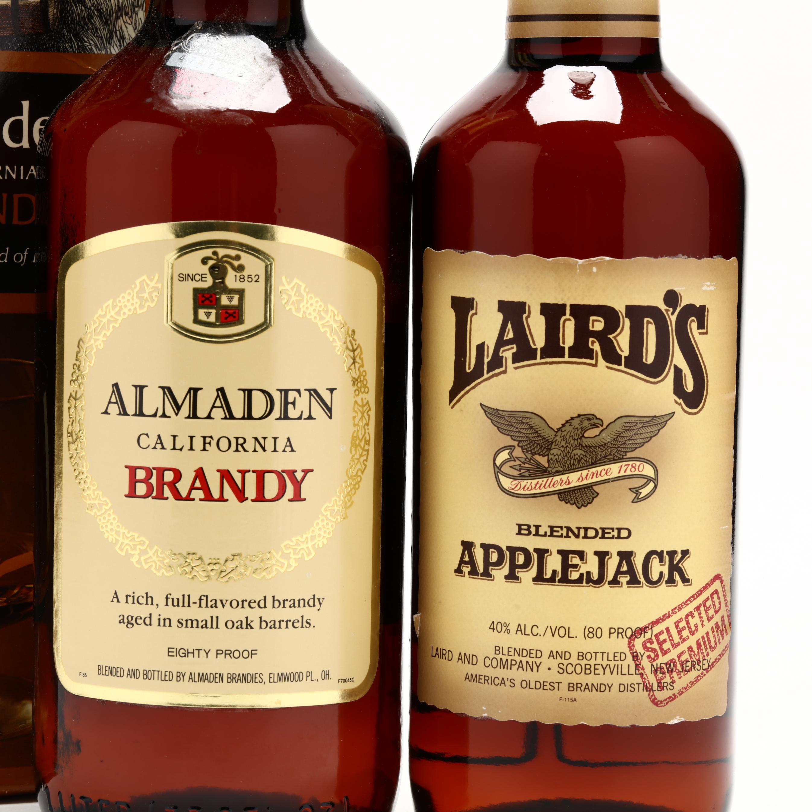 American Brandy Selection (Lot 3154 - Rare SpiritsMar 12, 2021, 12