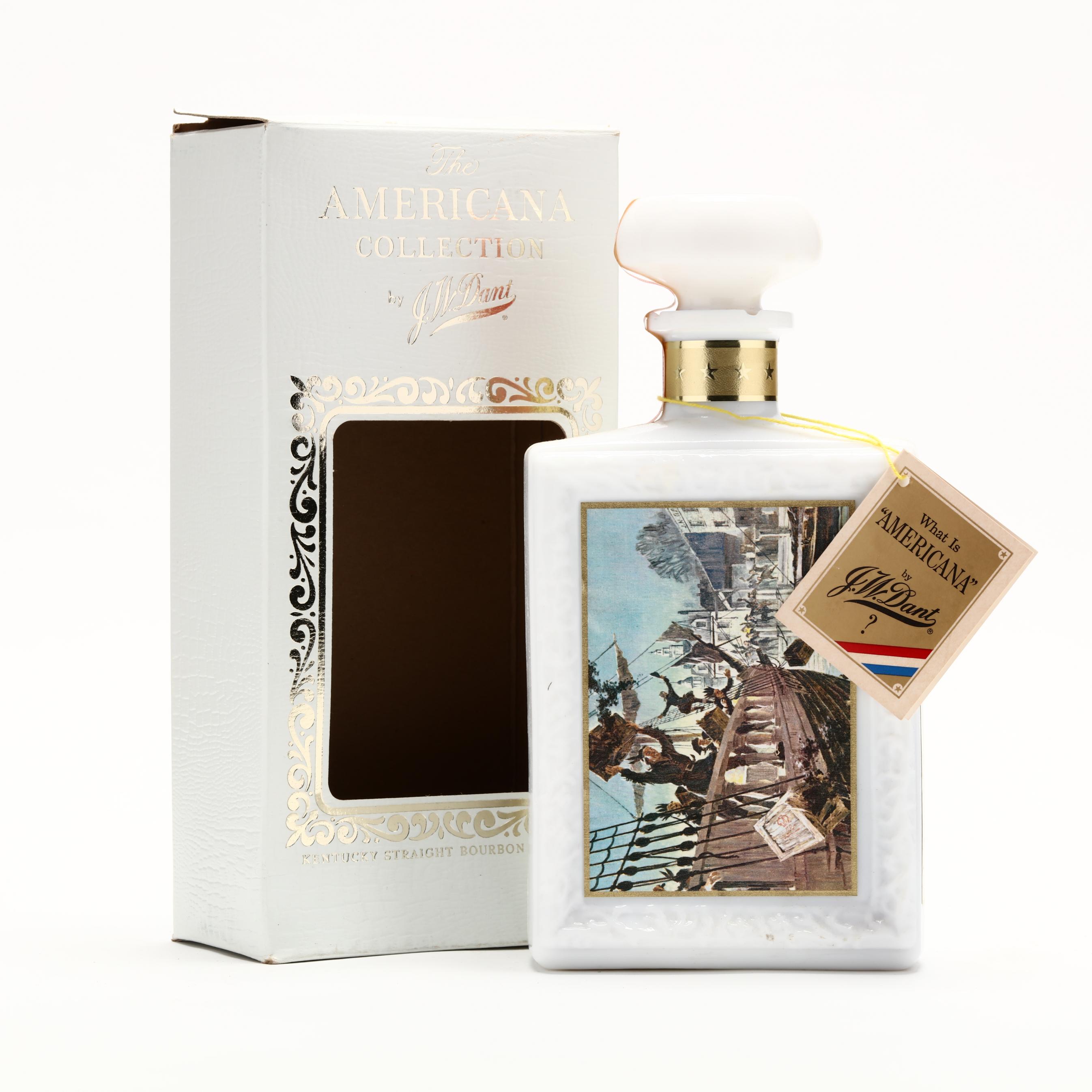 J.W. Dant Bourbon Whiskey in The Boston Tea Party & Americana