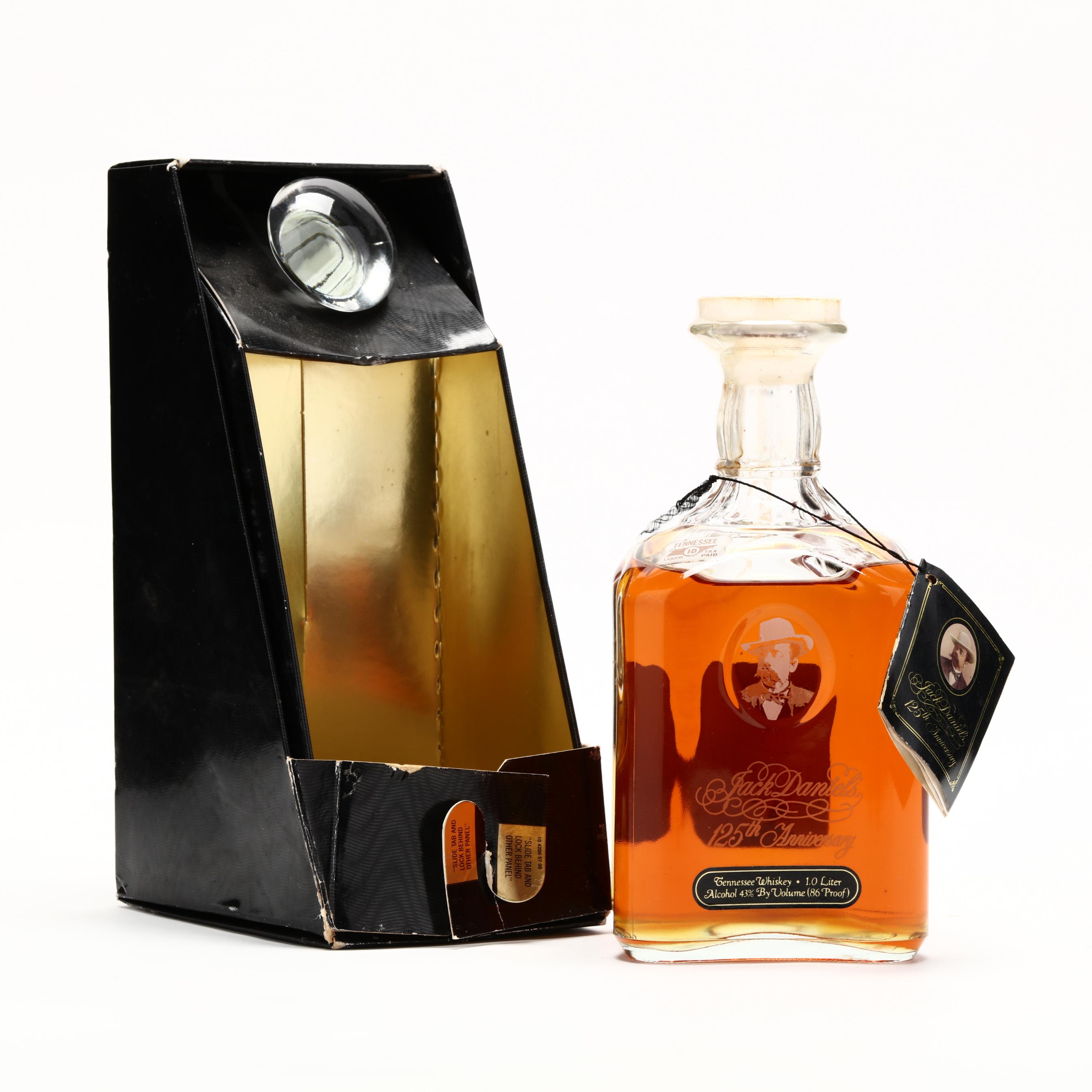 ジャックダニエル 125周年記念ボトル デキャンタ - お酒買取