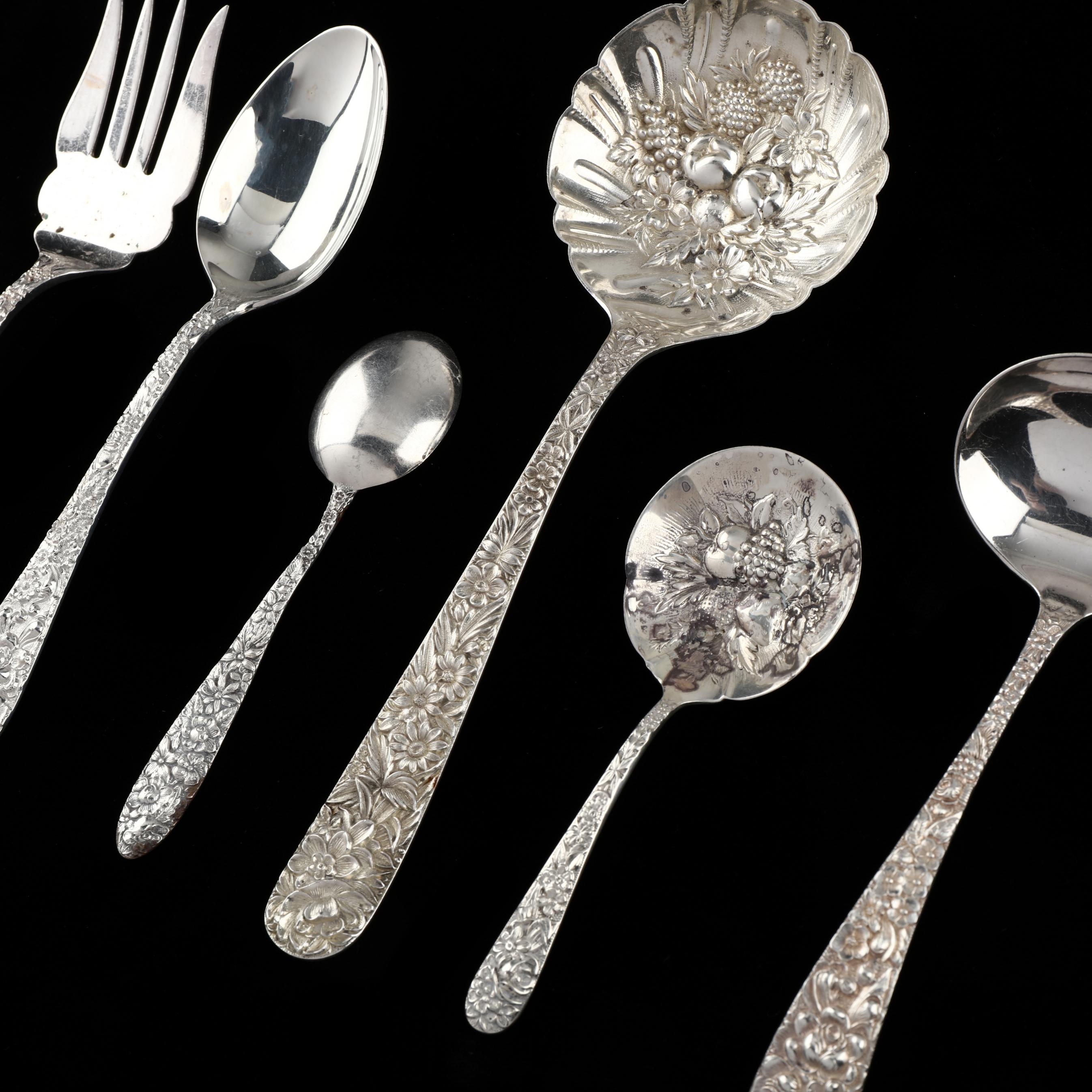 S. Kirk & Son Repoussé Sterling Silver Flatware (Lot 3272 - March