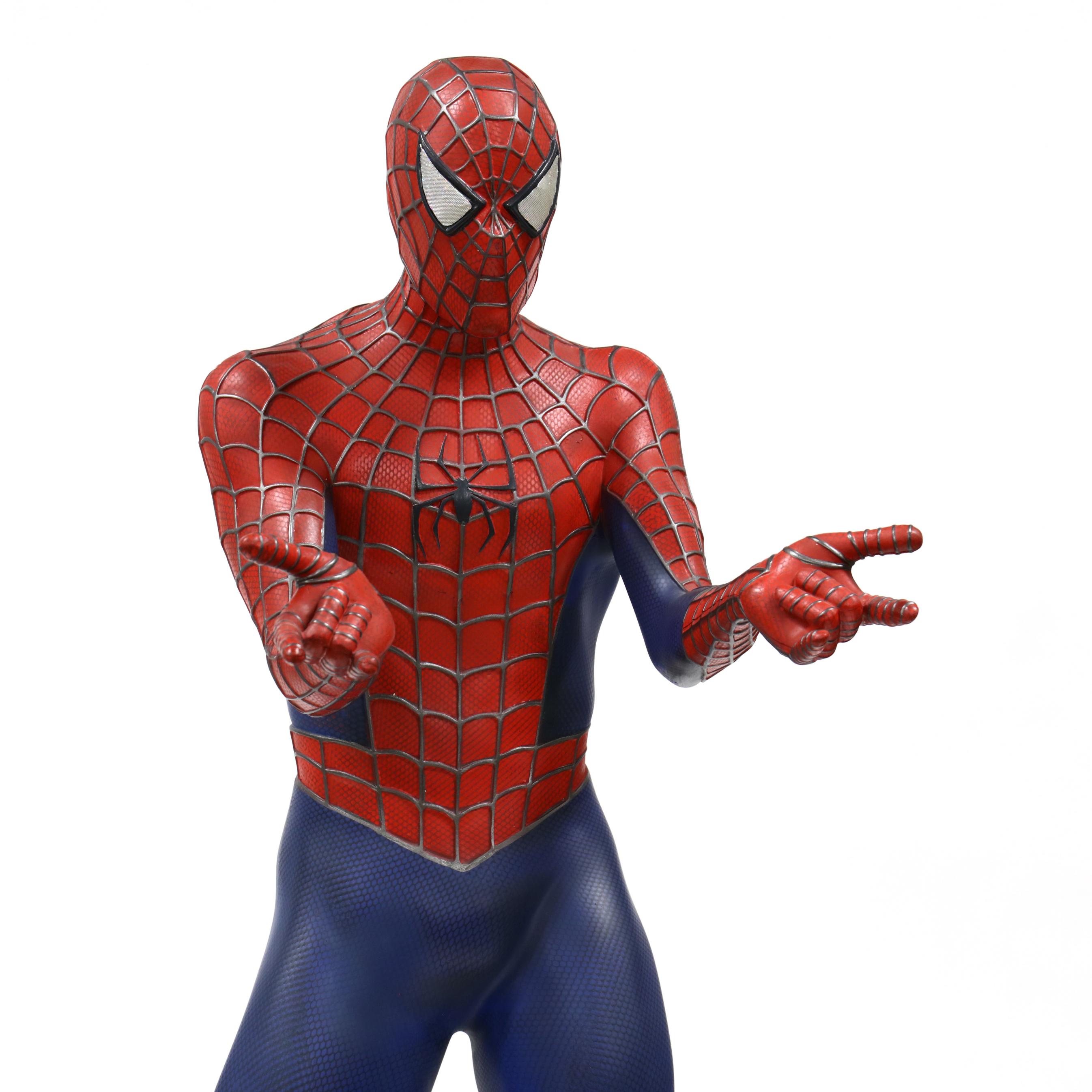 Life-Size Marvel Spiderman Statue (Lot 2297 - The Americana Life-Size Marvel Spiderman Statue (Lot 2297 - The Americana