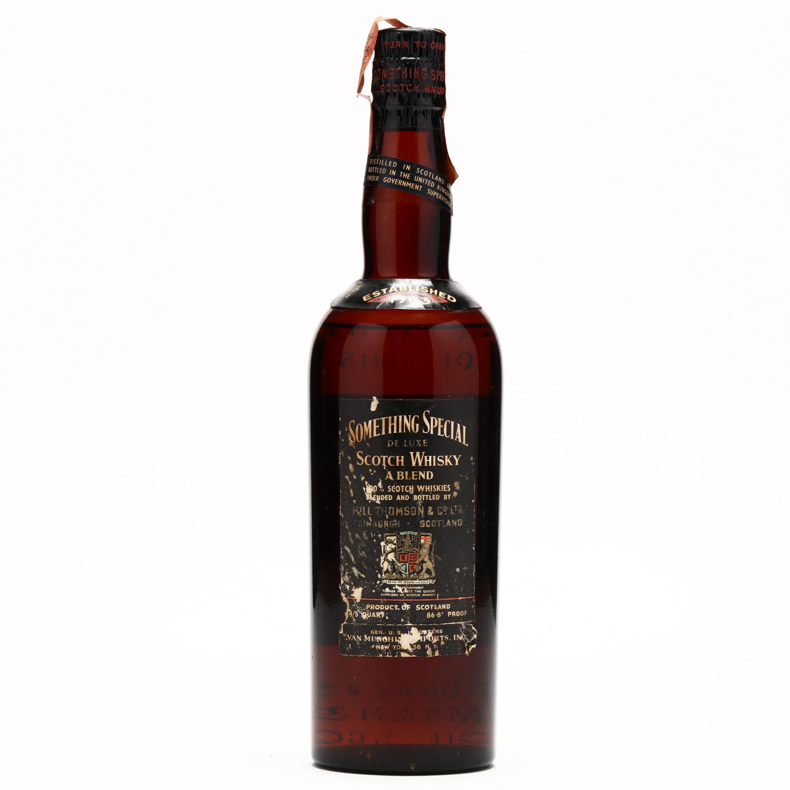 ウイスキー Something Special De Luxe Scotch Whisky Something Special De Luxe Scotch Whisky (Lot 4096 - )