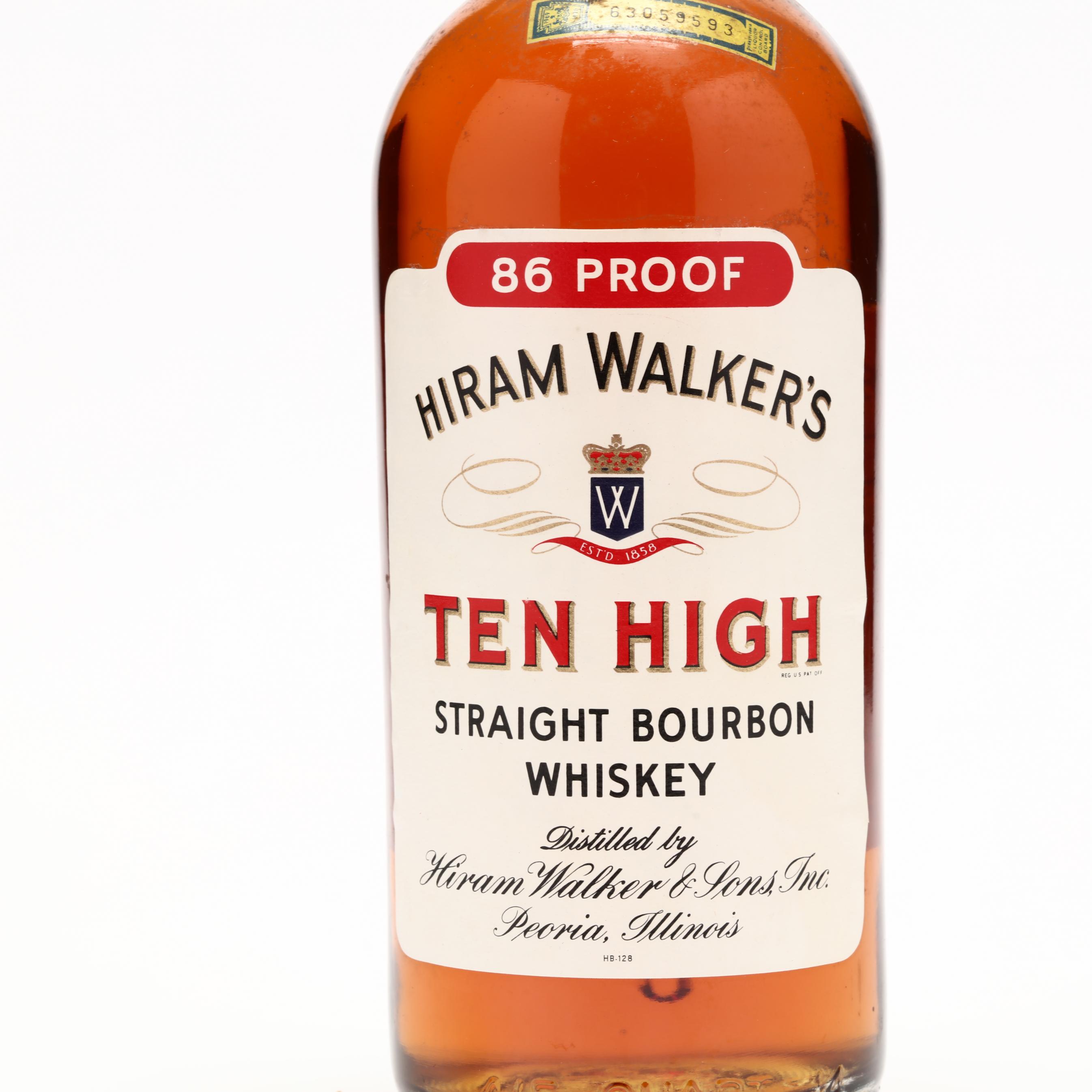 ウイスキー Hiram Walker's Ten High Ten 10 Years Old Ten High Bourbon Whiskey - Ratings and reviews - Whiskybase