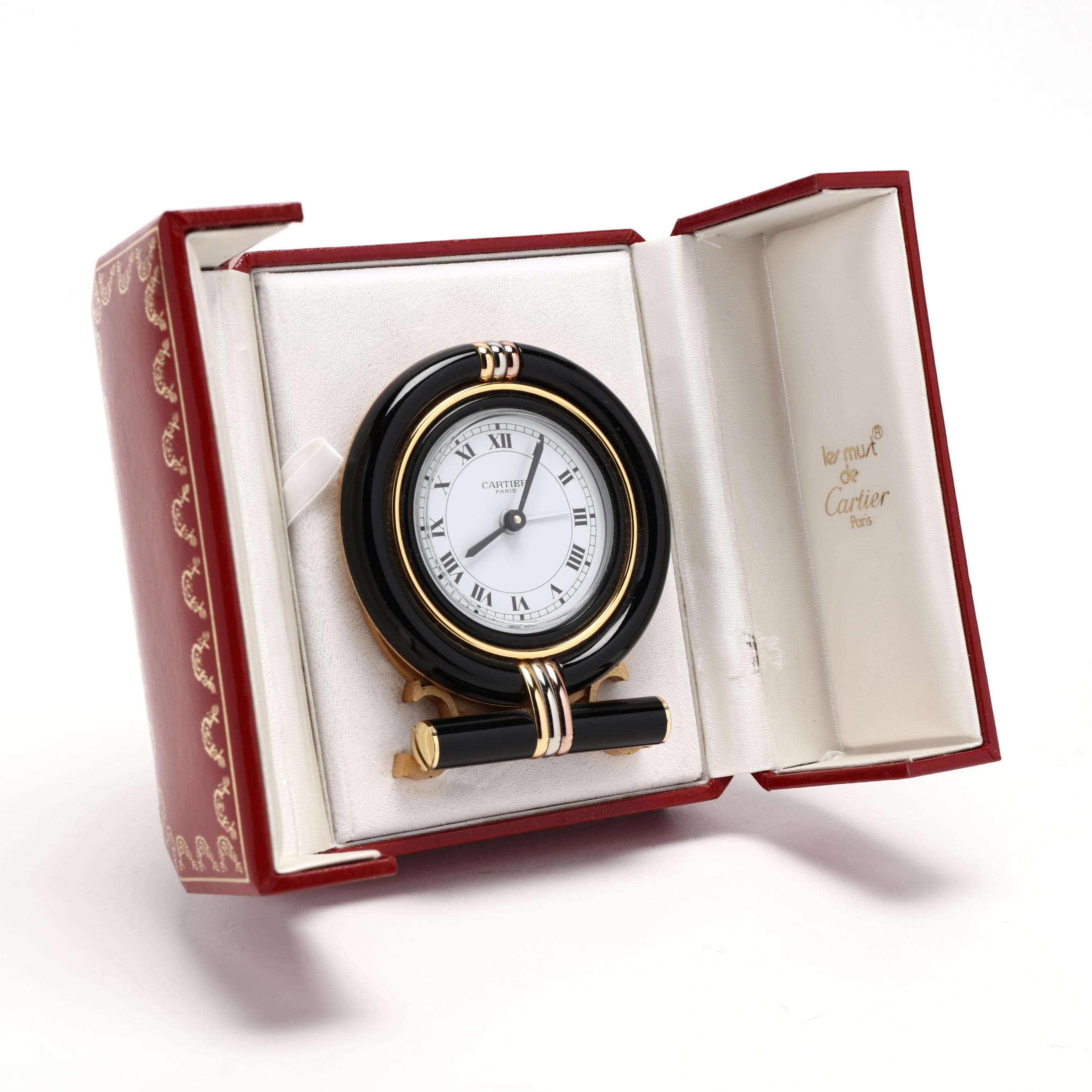 Les Must de Cartier Travel Alarm Clock (Lot 154 - The April Estate