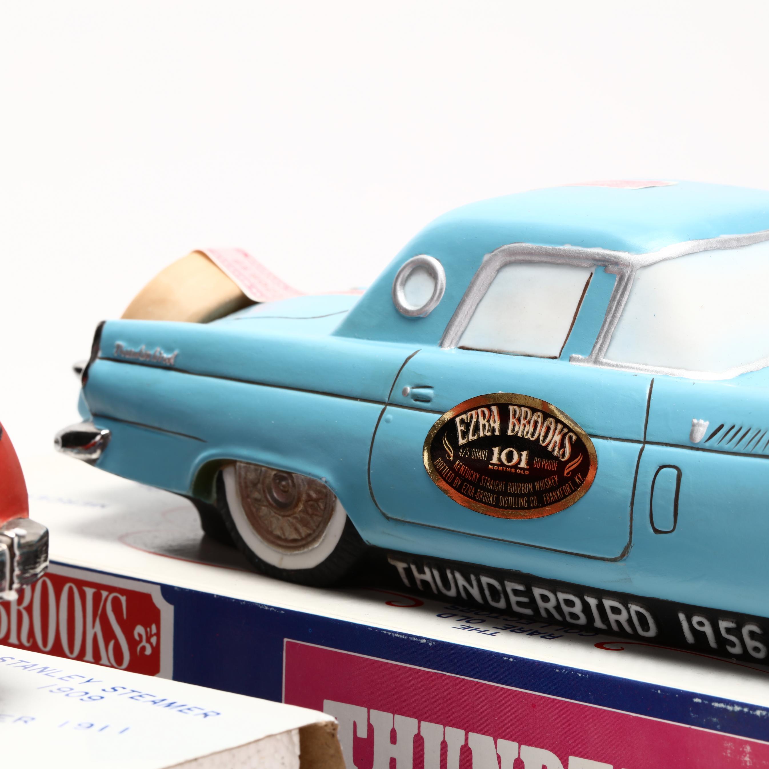 Ezra Brooks Whiskey in Vintage Car Decanters (Lot 4230 - )