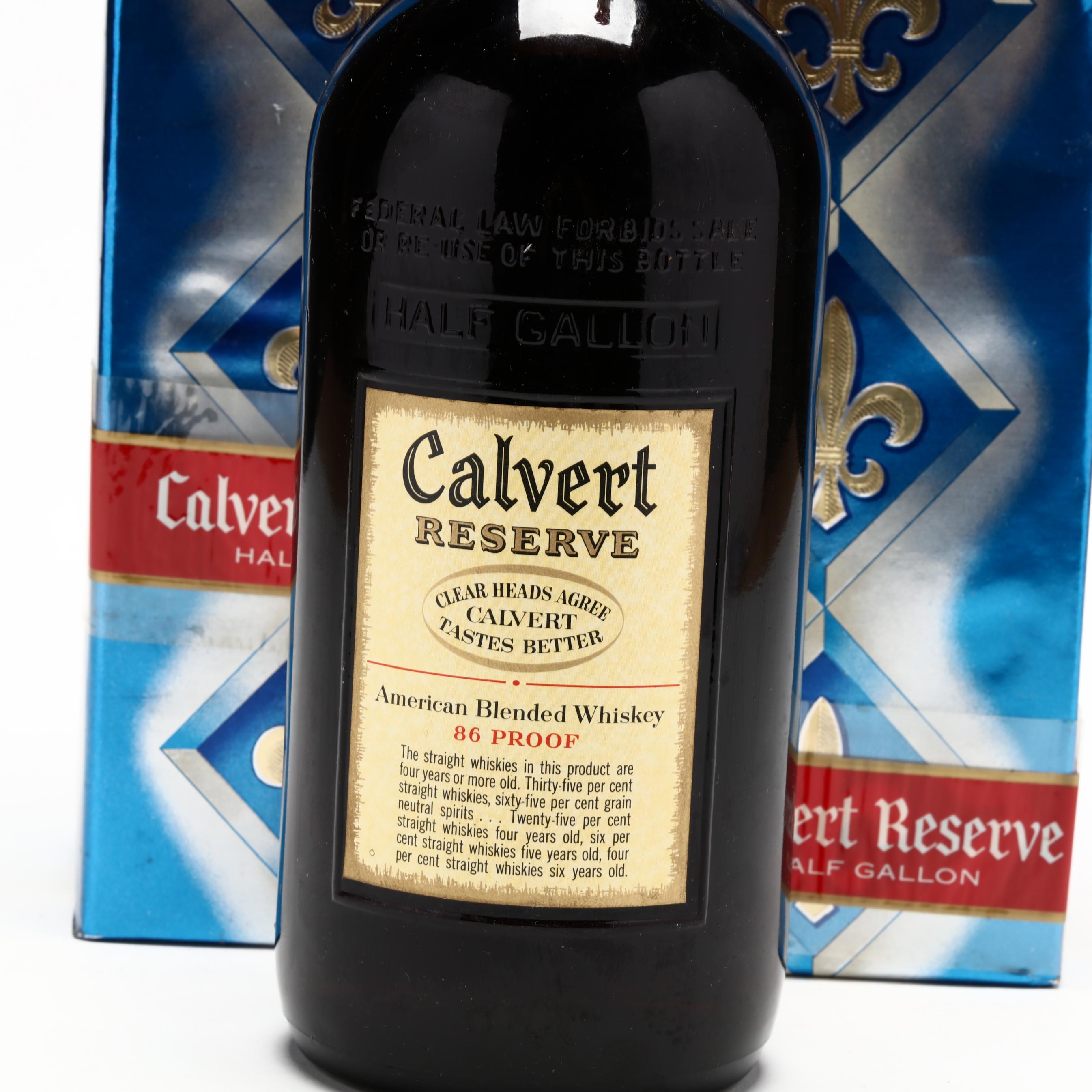 Calvert Reserve American Whiskey (Lot 4118 Rare SpiritsApr, 45 OFF