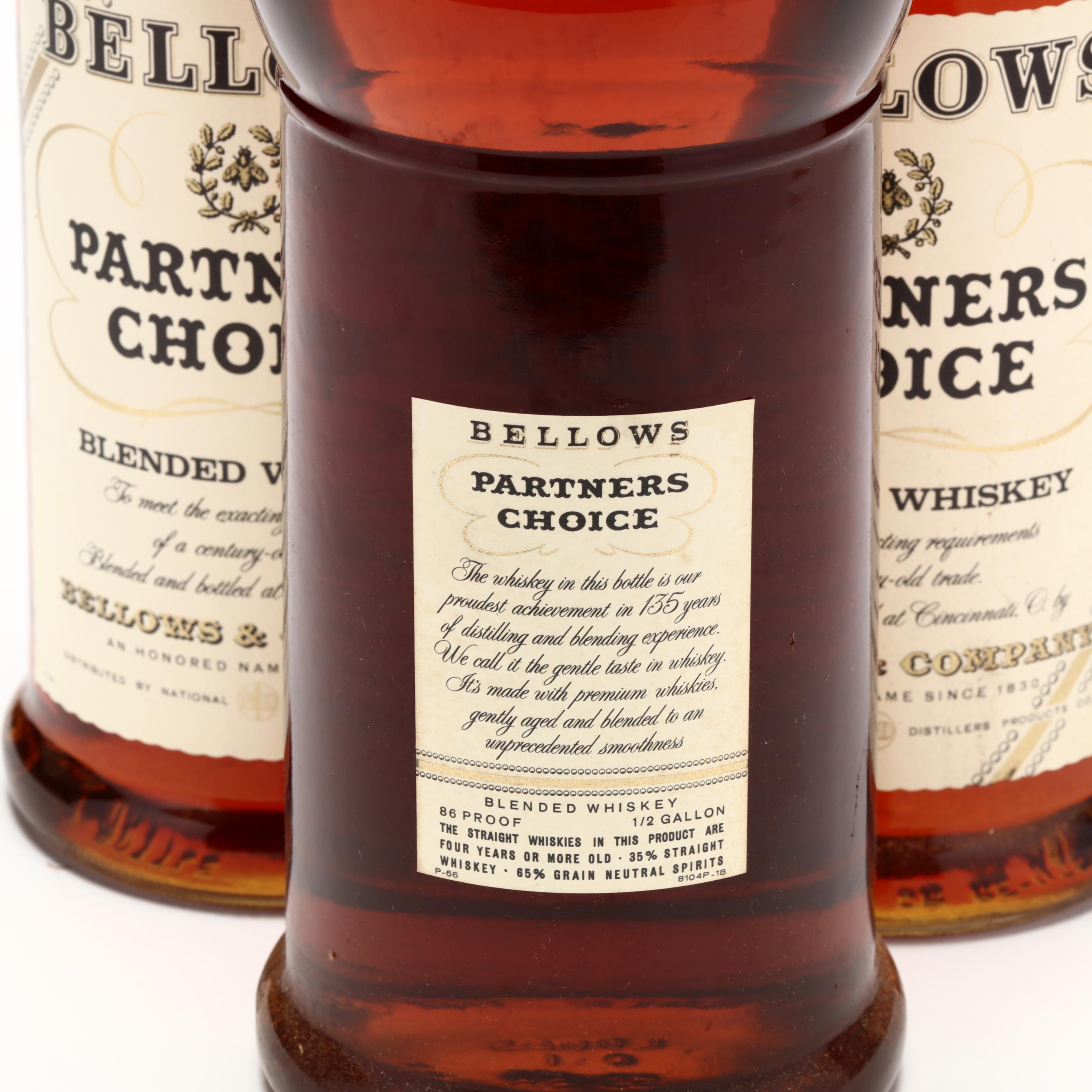 Bellows Partners Choice Blended Whiskey (Lot 4133 - )