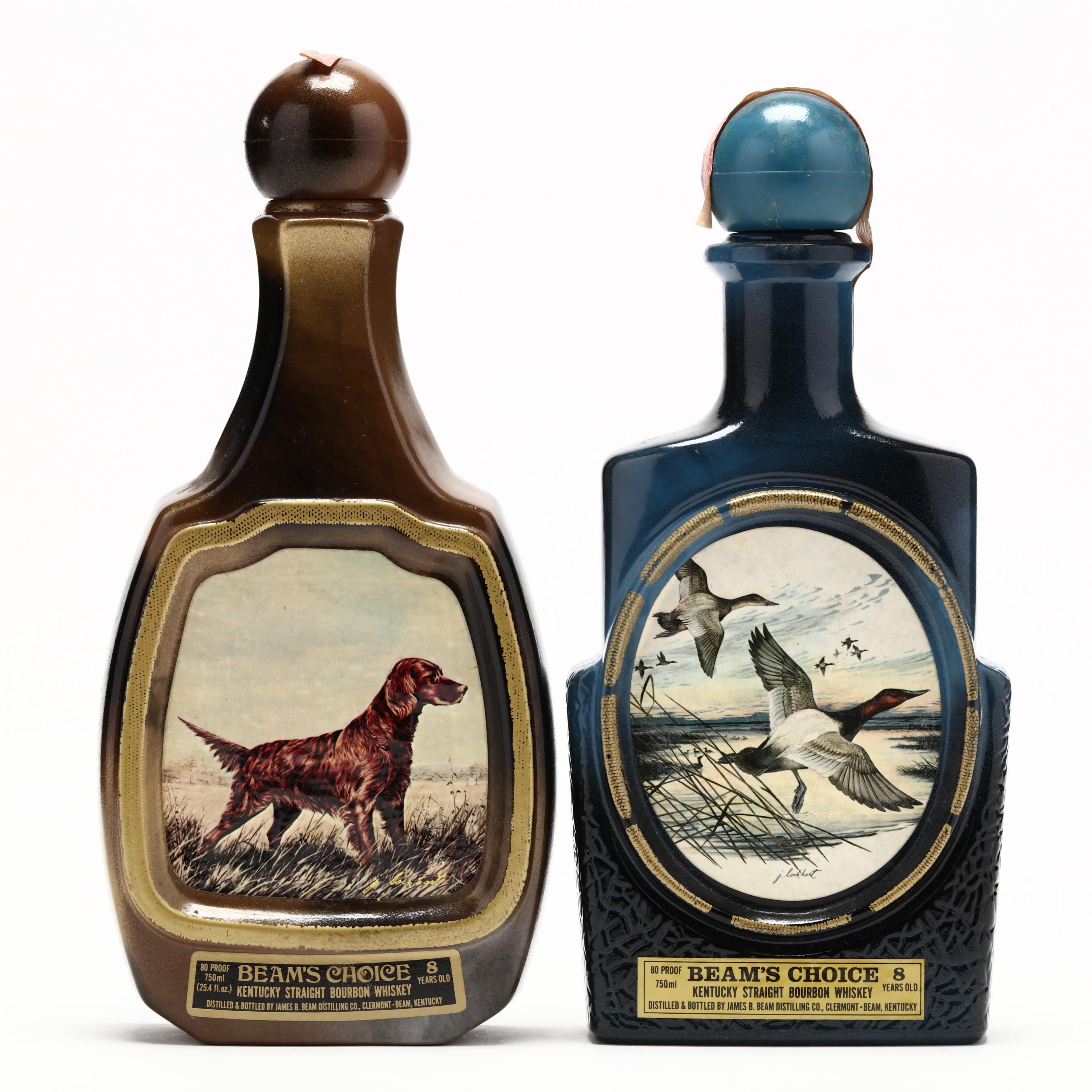 Beam's Choice Whiskey in James Lockhart Decanters (Lot 4217 - )