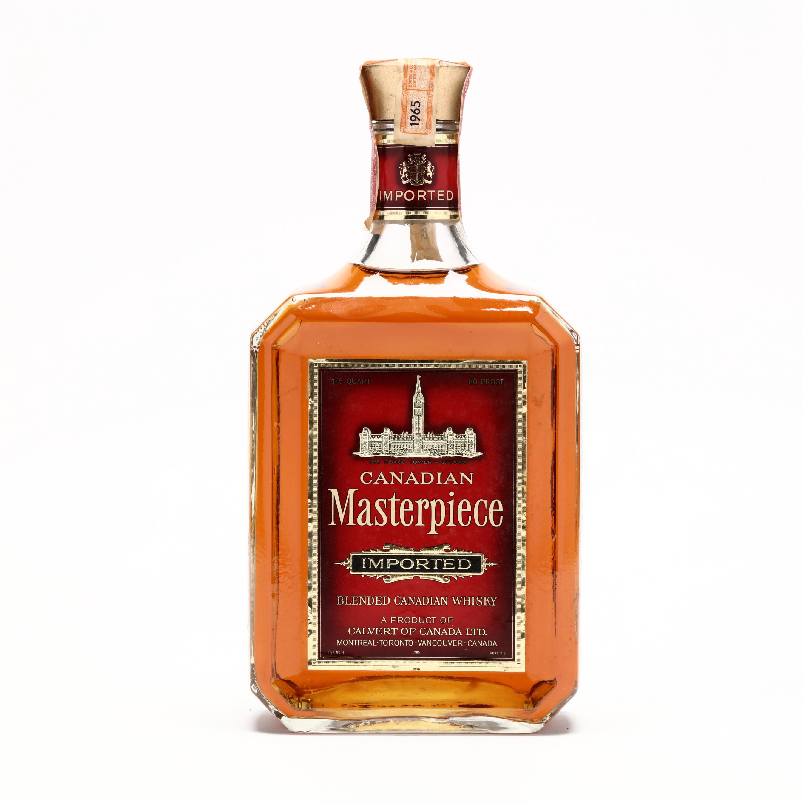 Canadian Masterpiece Whisky (Lot 4163 - )