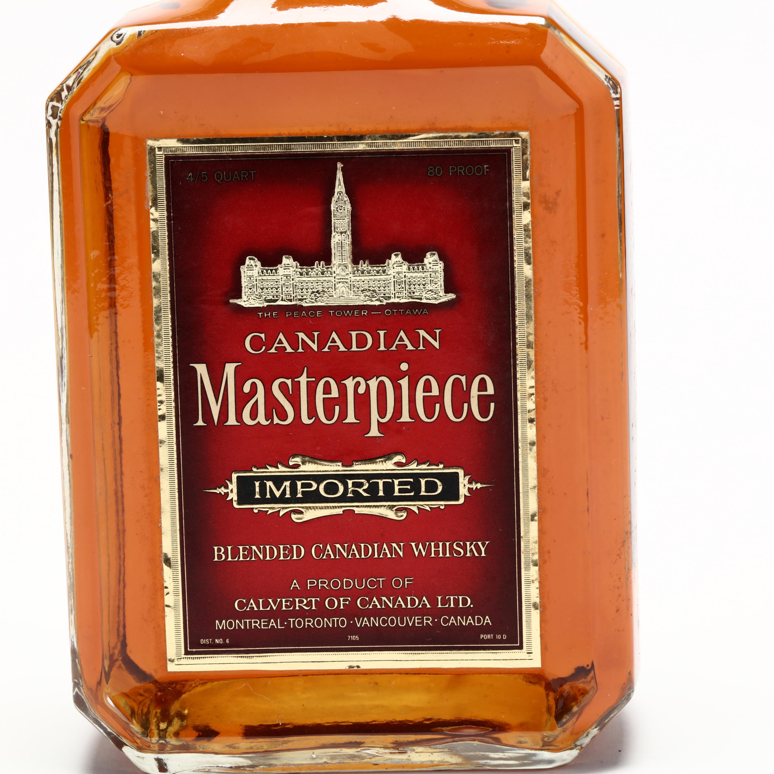 Canadian Masterpiece Whisky (Lot 4163 - )