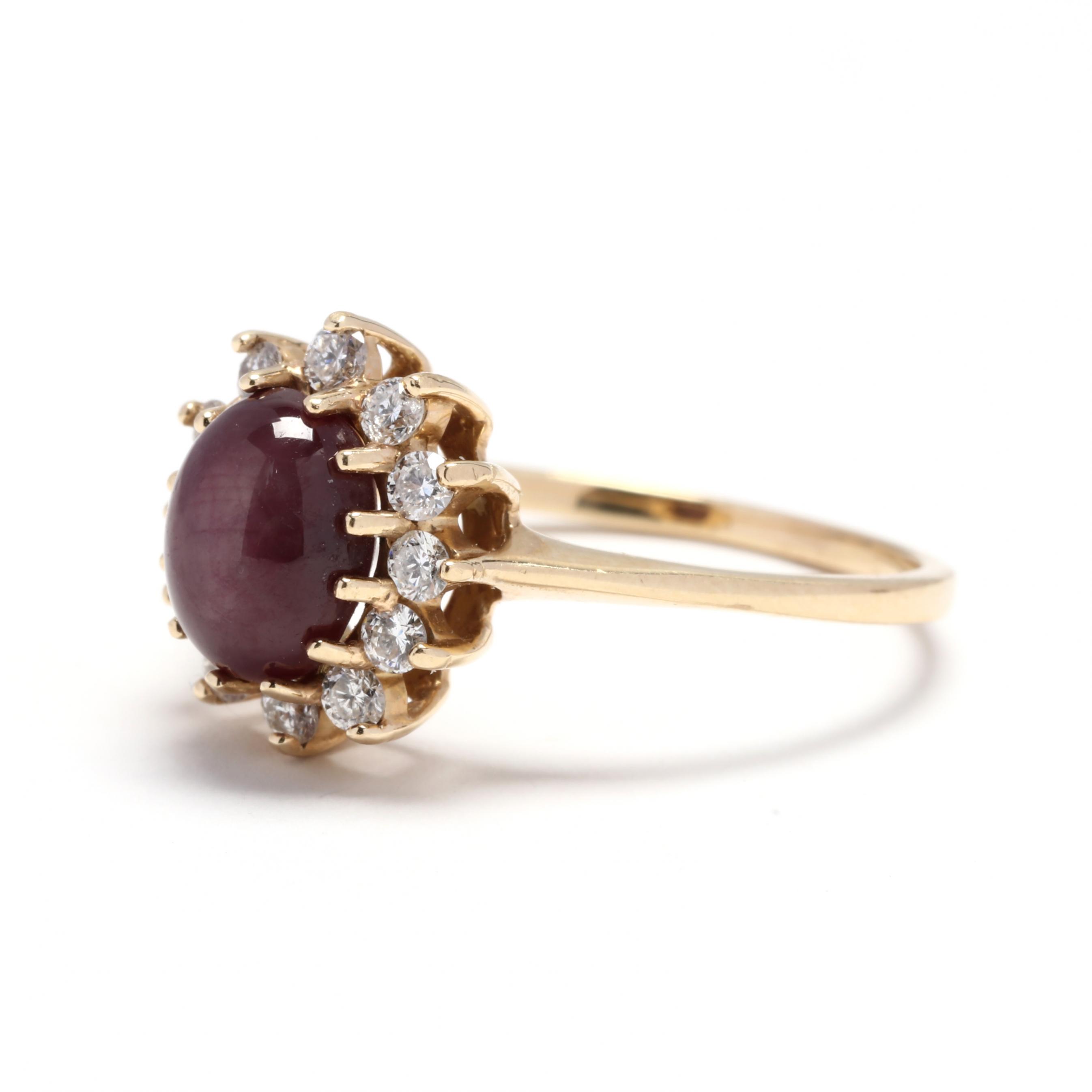 ルビー ダイヤモンド リング K18 ピンクゴールド ルビー 0.6ct