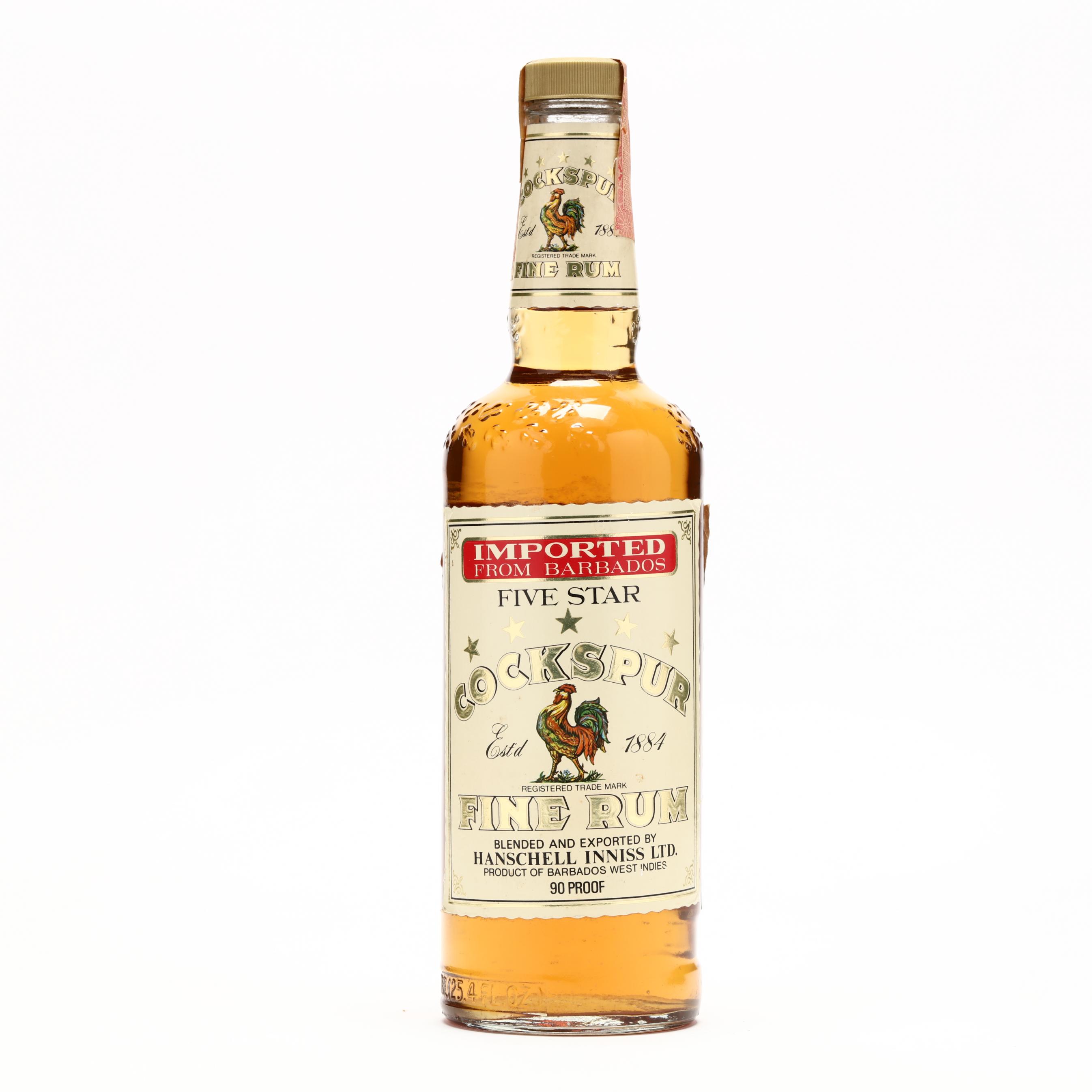 Cockspur Fine Rum (Lot 4182 - Rare SpiritsApr 30, 2021, 12:00pm)