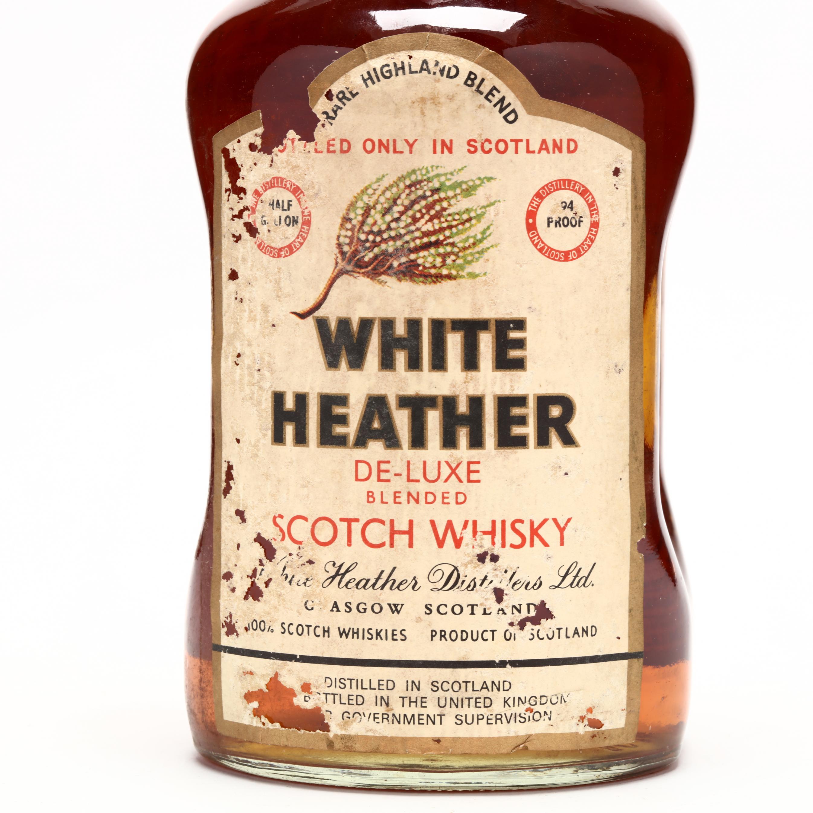 White Heather De-Luxe Scotch Whisky (Lot 4077 - Rare