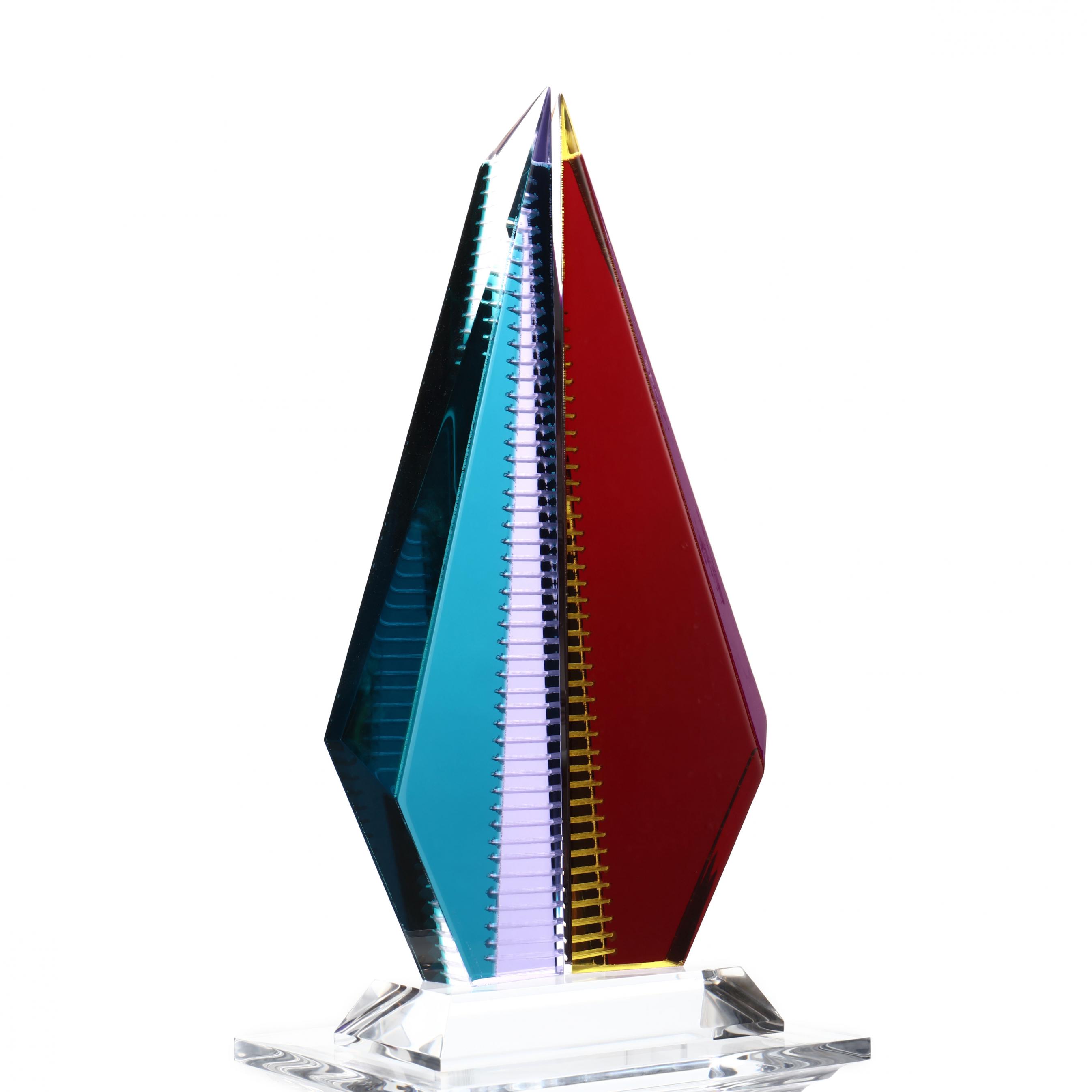 Shlomi Haziza, Lucite Sculpture on Stand (Lot 3174 - Modern Shlomi Haziza, Lucite Sculpture on Stand (Lot 3174 - Modern