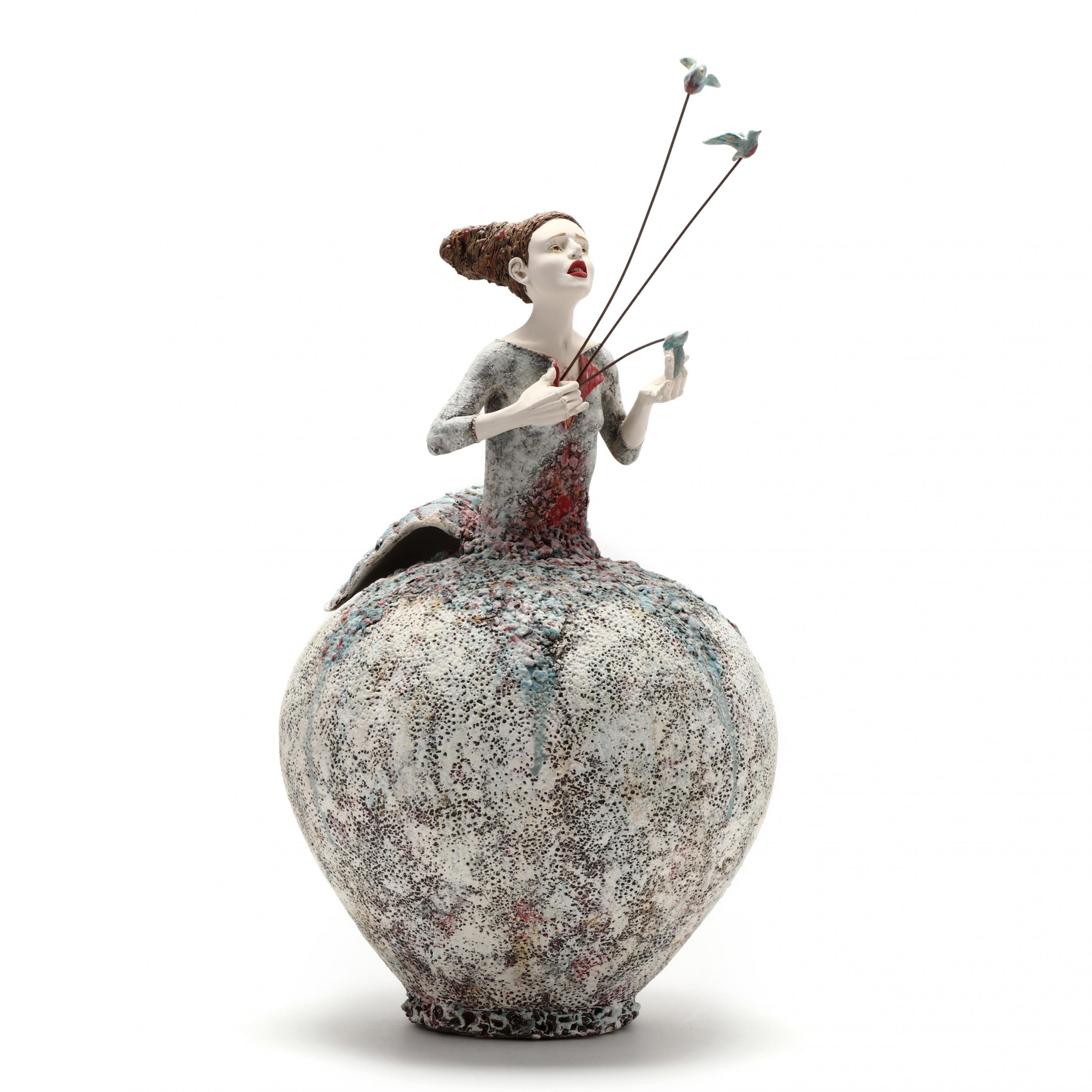 Kirsten Stingle (GA), My Heart's Desire, Ceramic Sculpture (Lot
