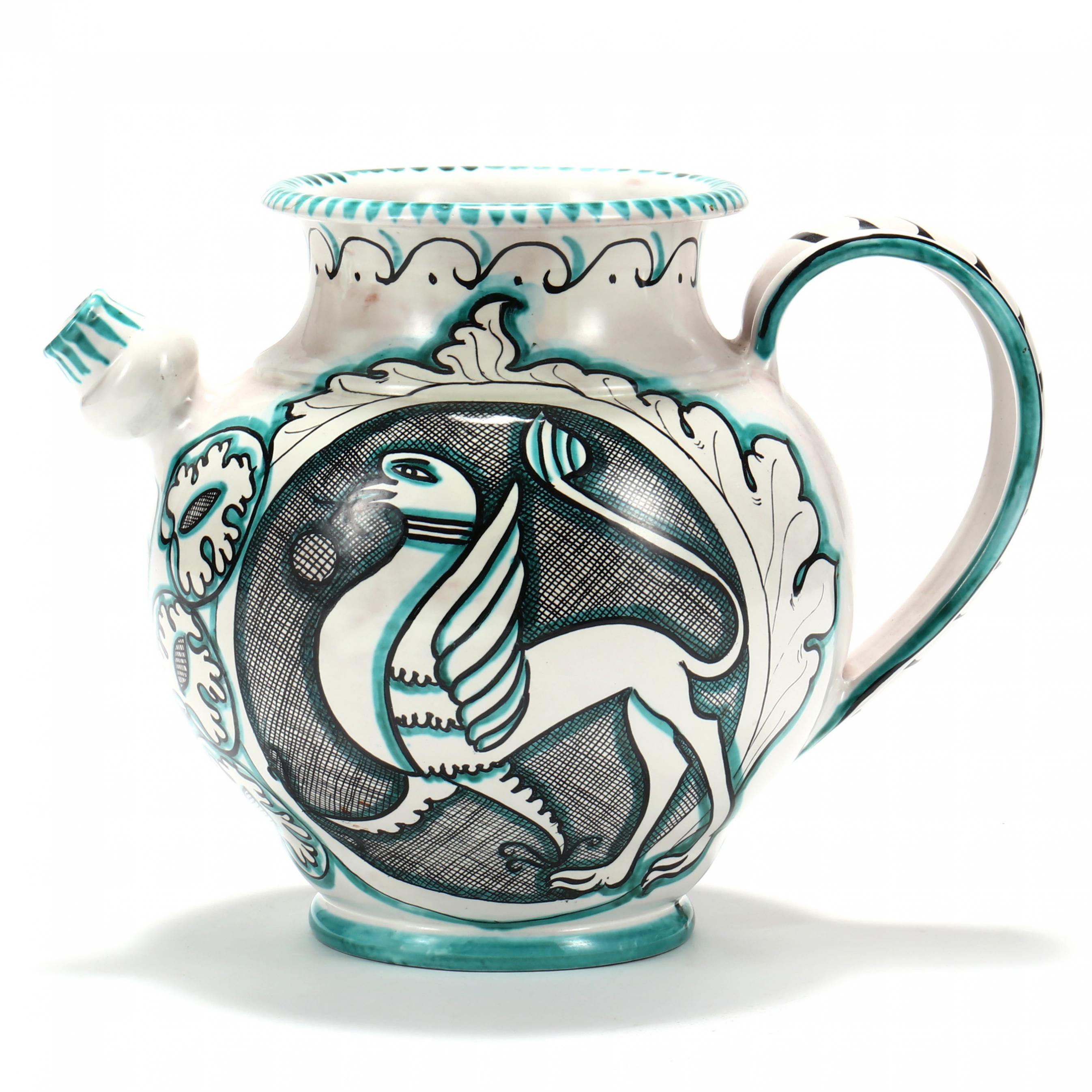 Giacomini Orvieto, Large Italian Pottery Pitcher (Lot 362 - The