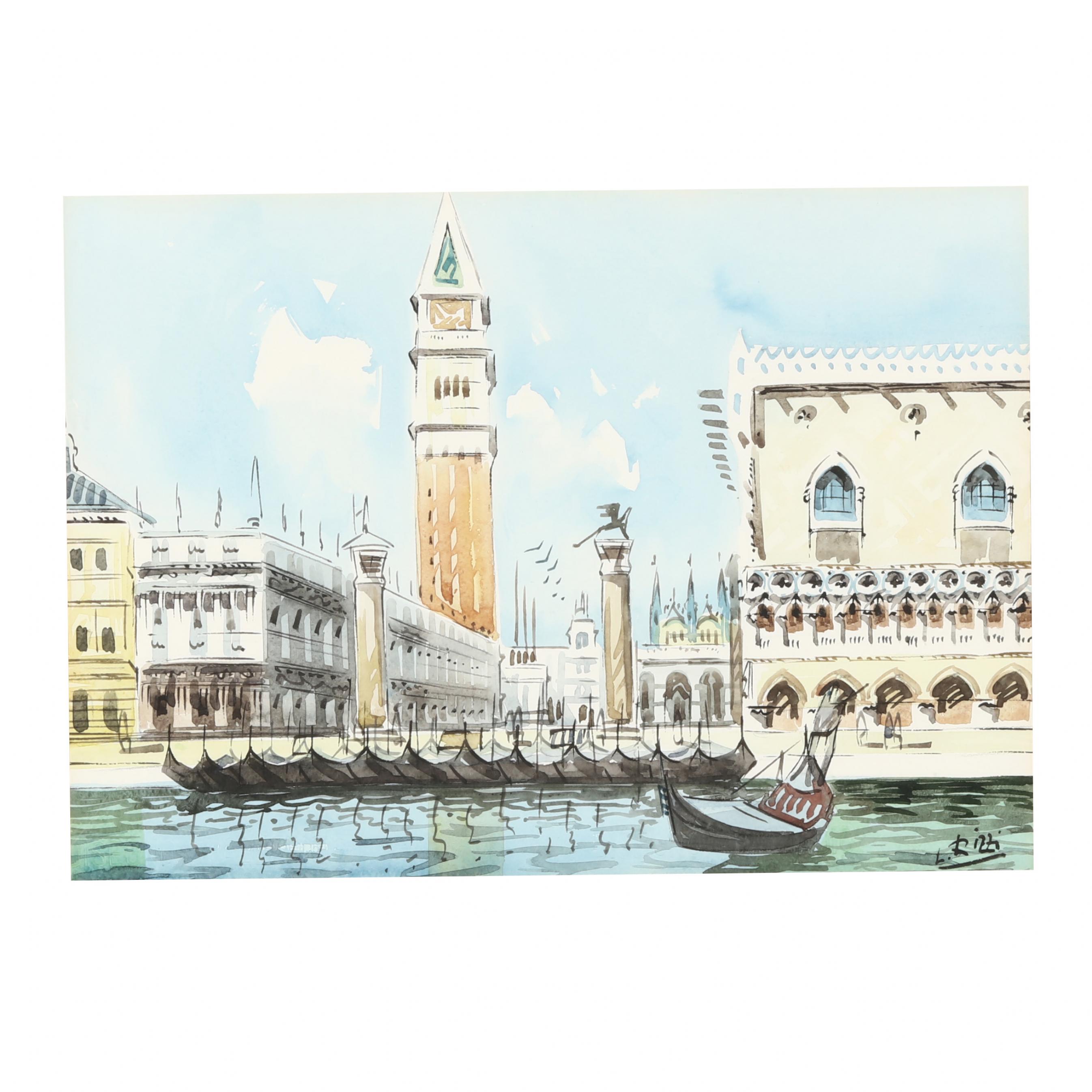 Venice, A View of the Piazza San Marco from the Museo Correr