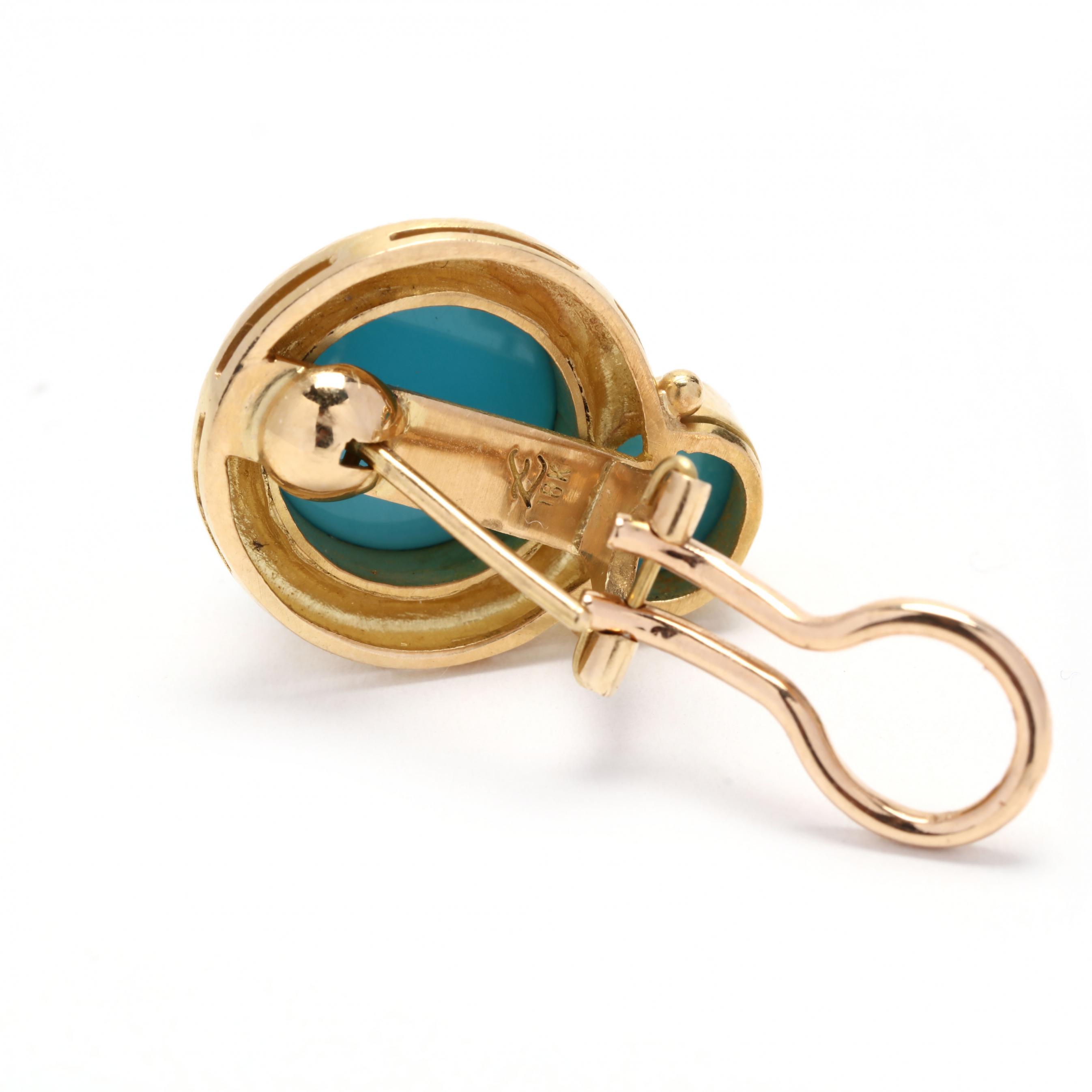 18k Vintage Coin Earrings - Queen Elizabeth Huggies